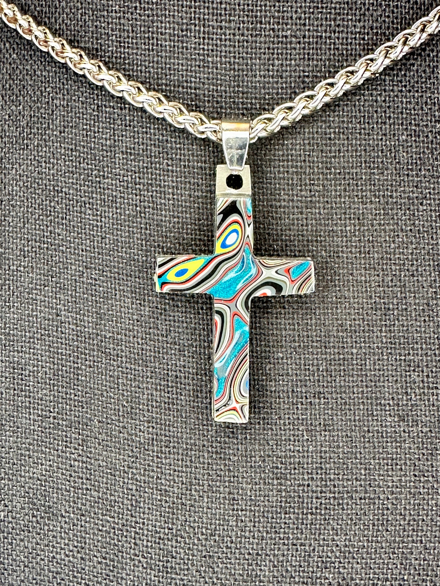 Fordite Cross "Aaron"