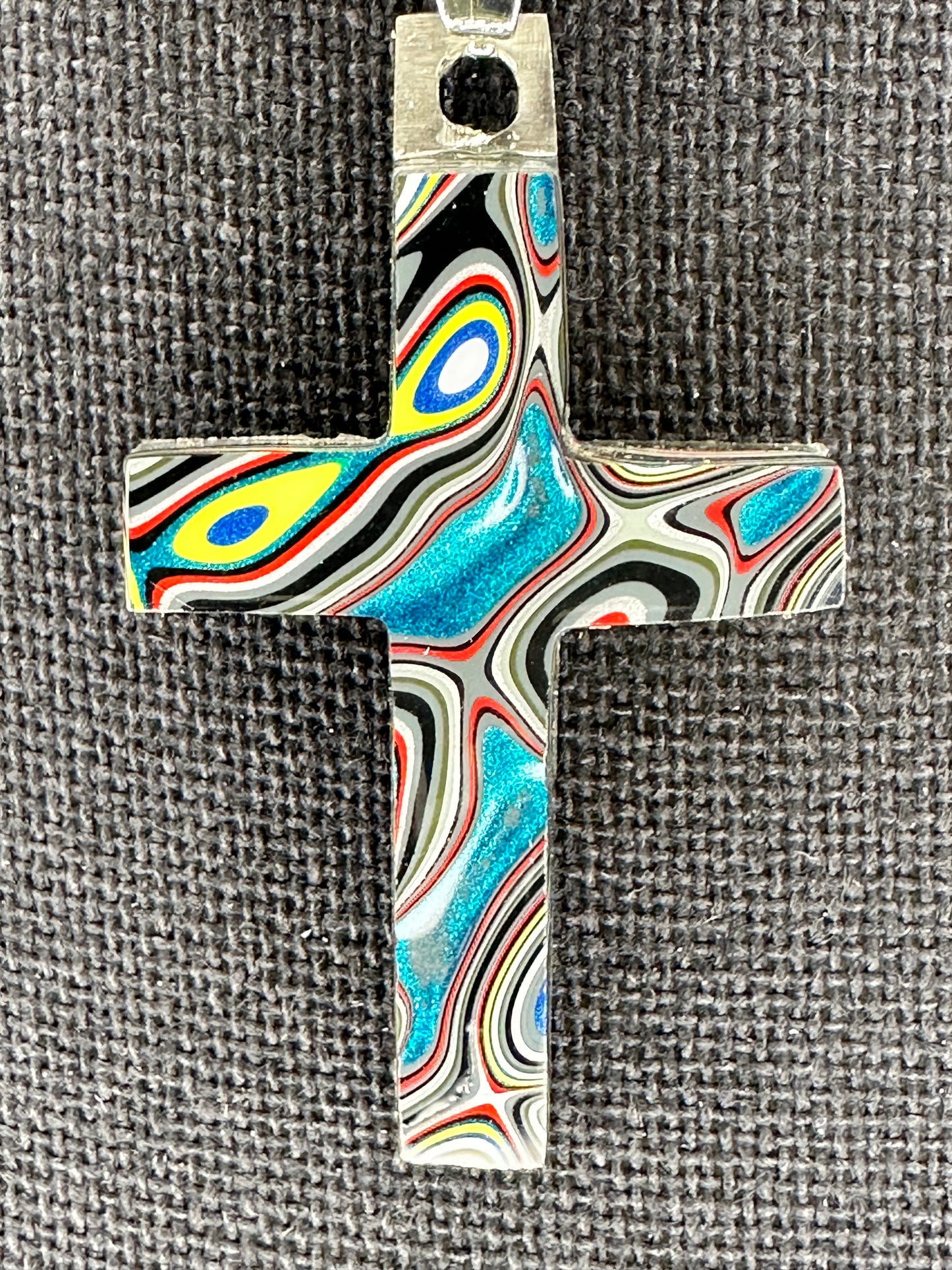 Fordite Cross "Aaron"