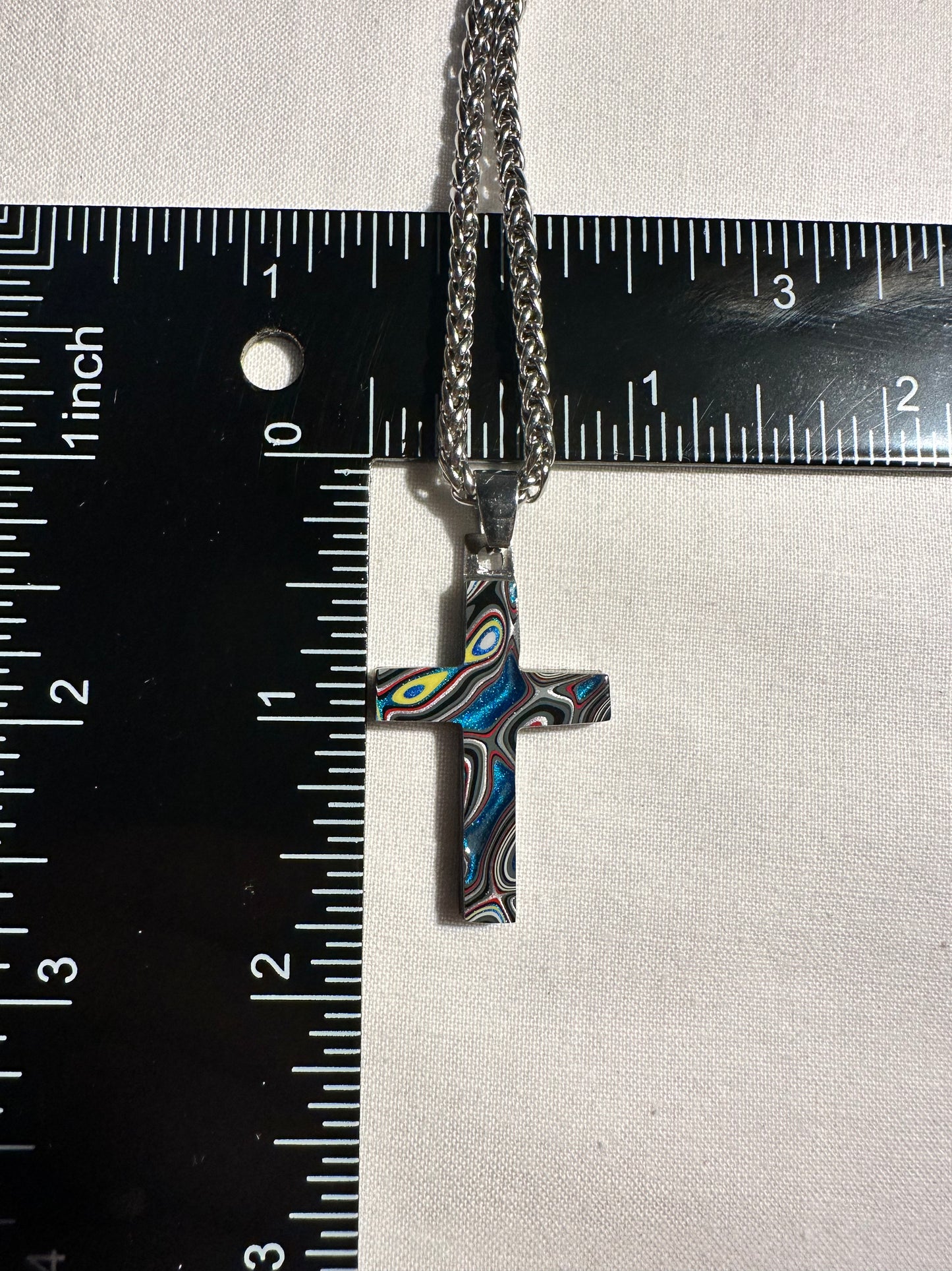Fordite Cross "Aaron"