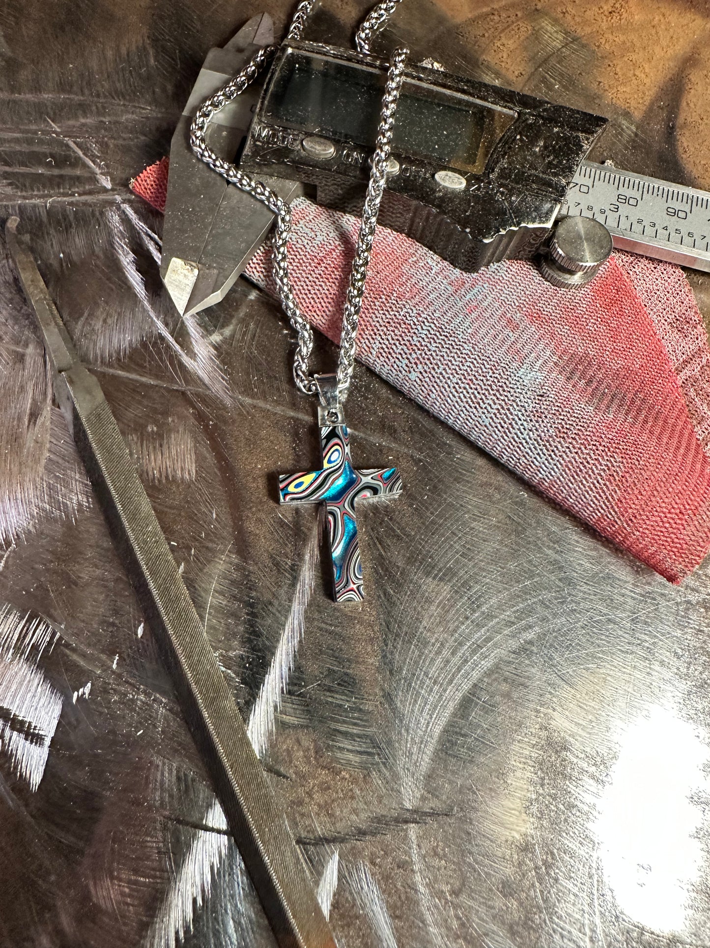 Fordite Cross "Aaron"