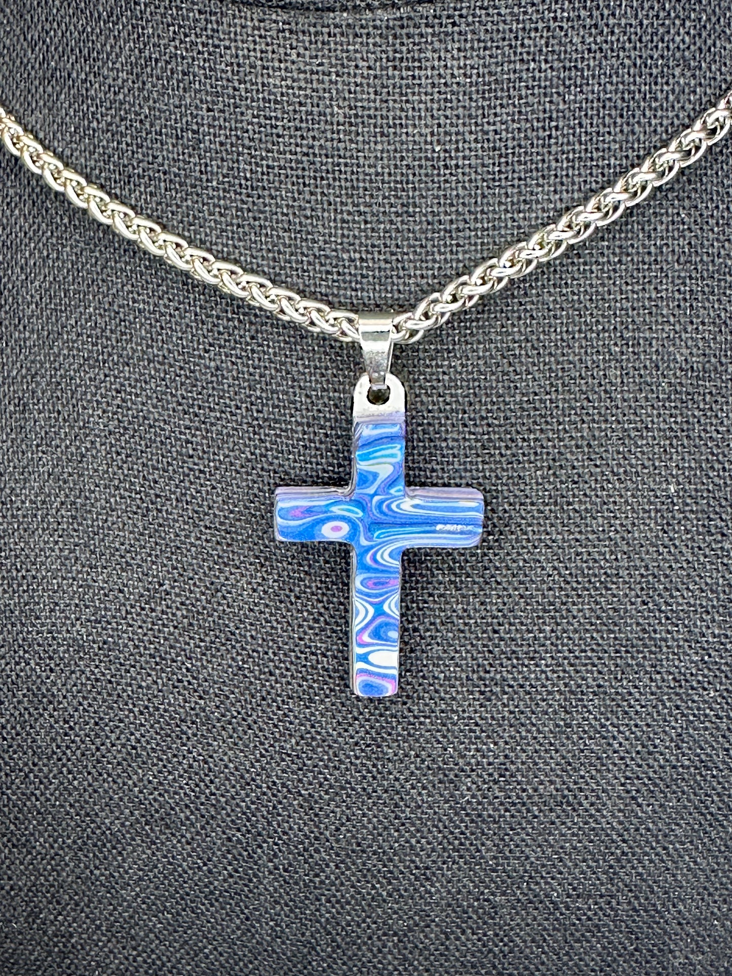 Fordite Cross "Abaddon"