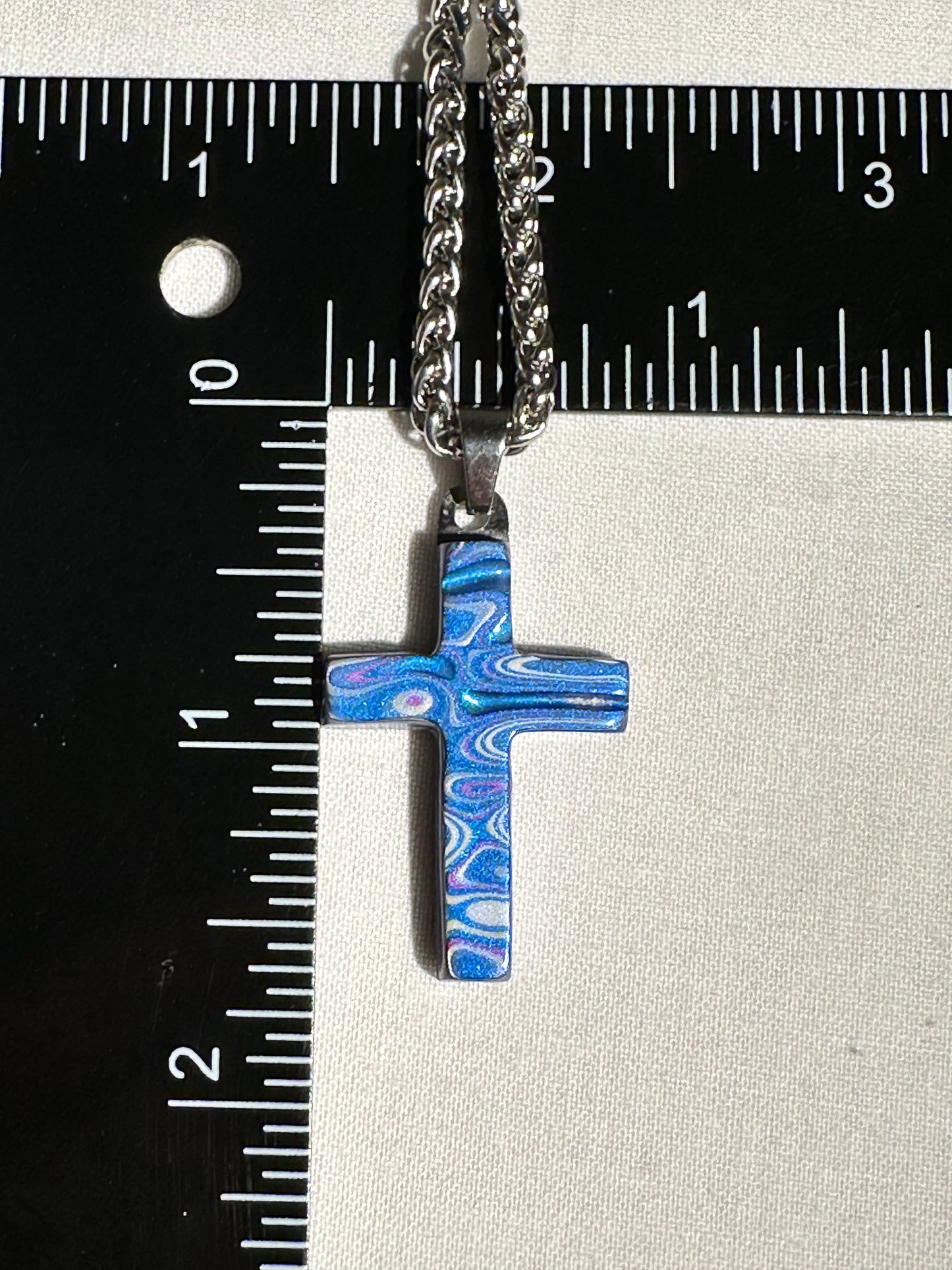 Fordite Cross "Abaddon"