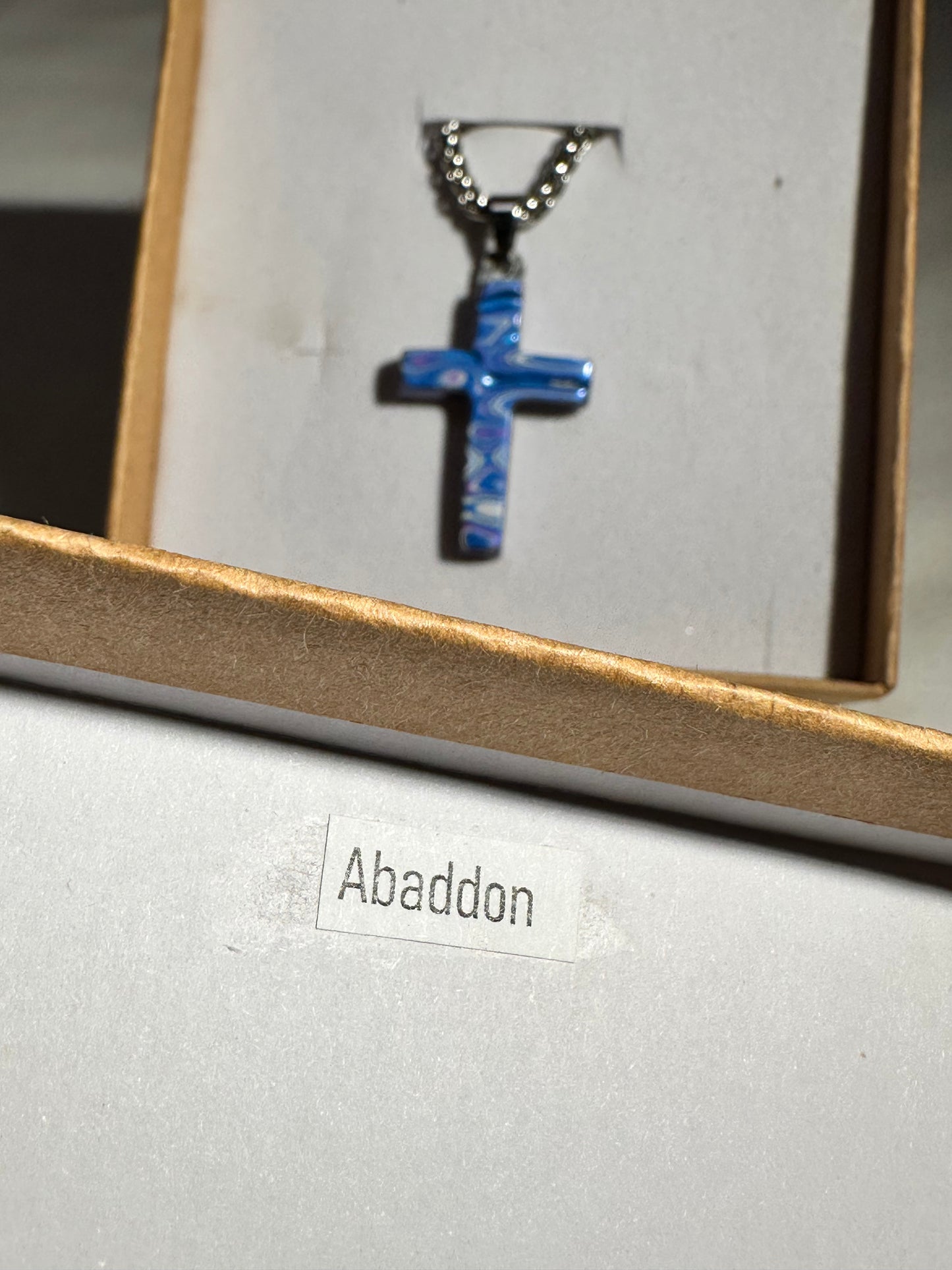 Fordite Cross "Abaddon"