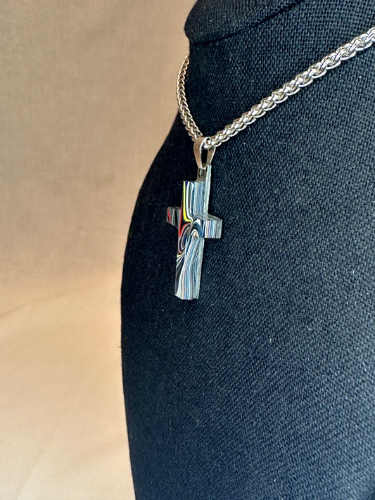 Fordite Cross "Abda"