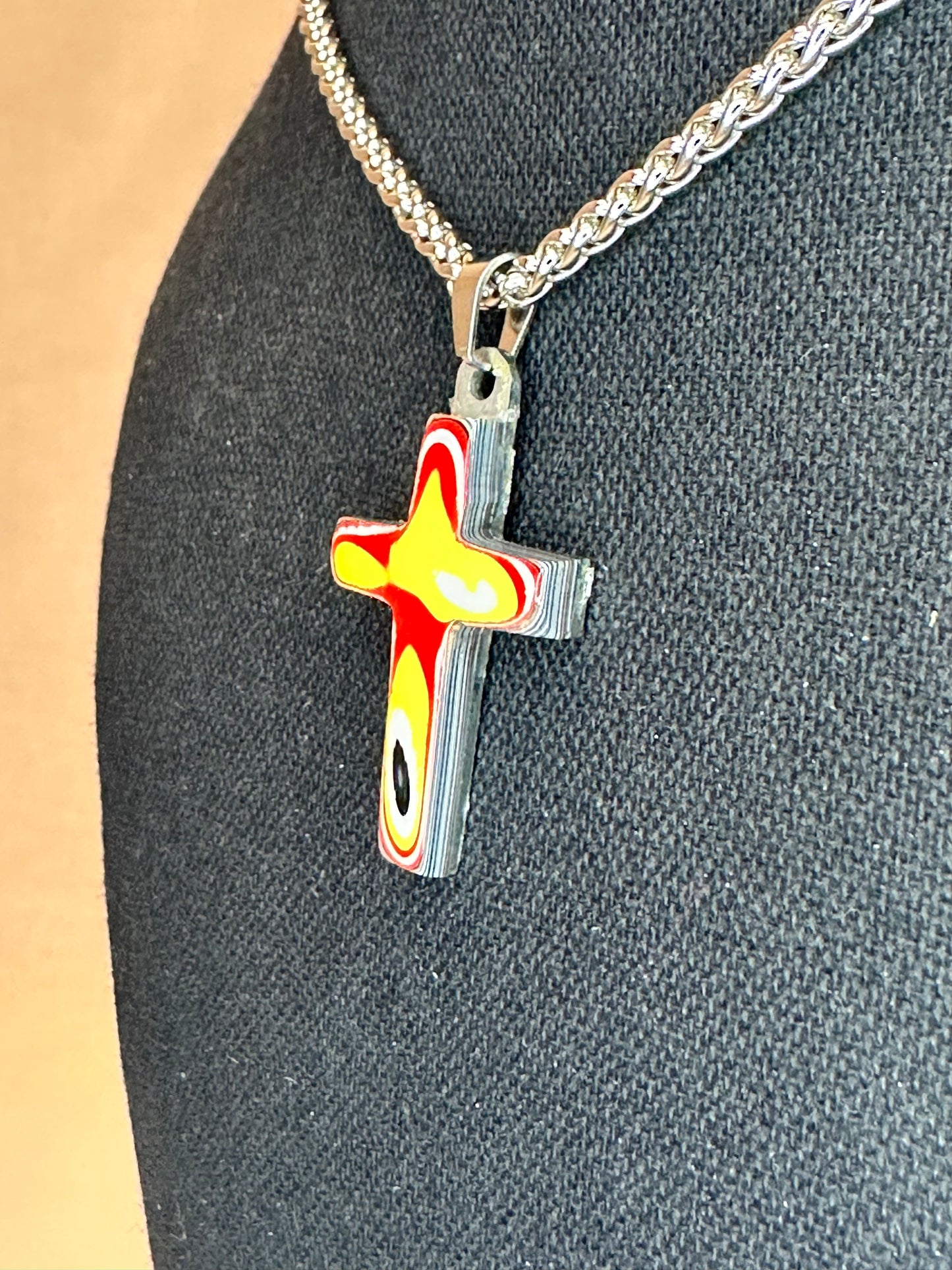 Fordite Cross "Abdeel"