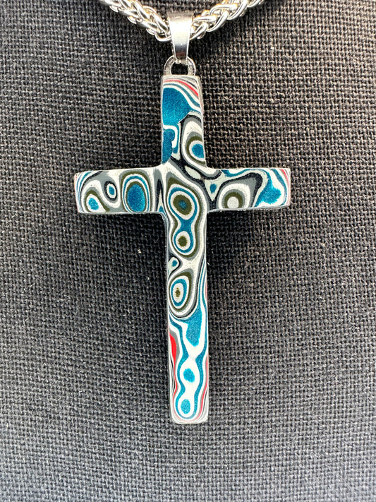 Fordite Cross "Abraham"