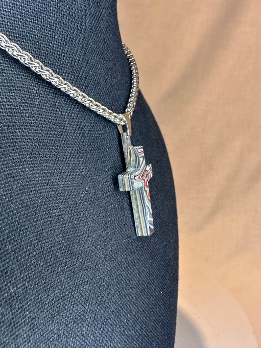 Fordite Cross "Achish"