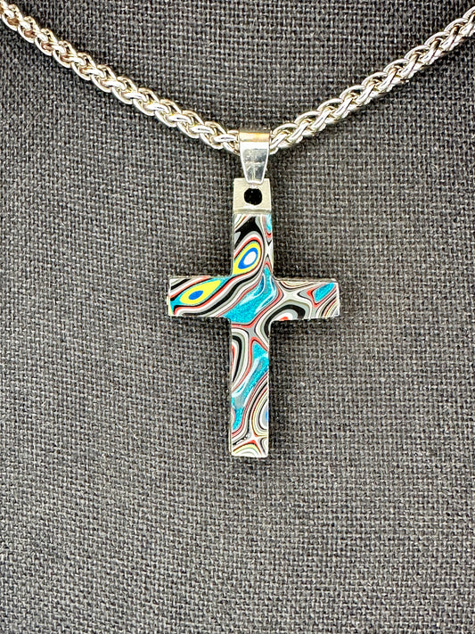 Fordite Cross "Aaron"
