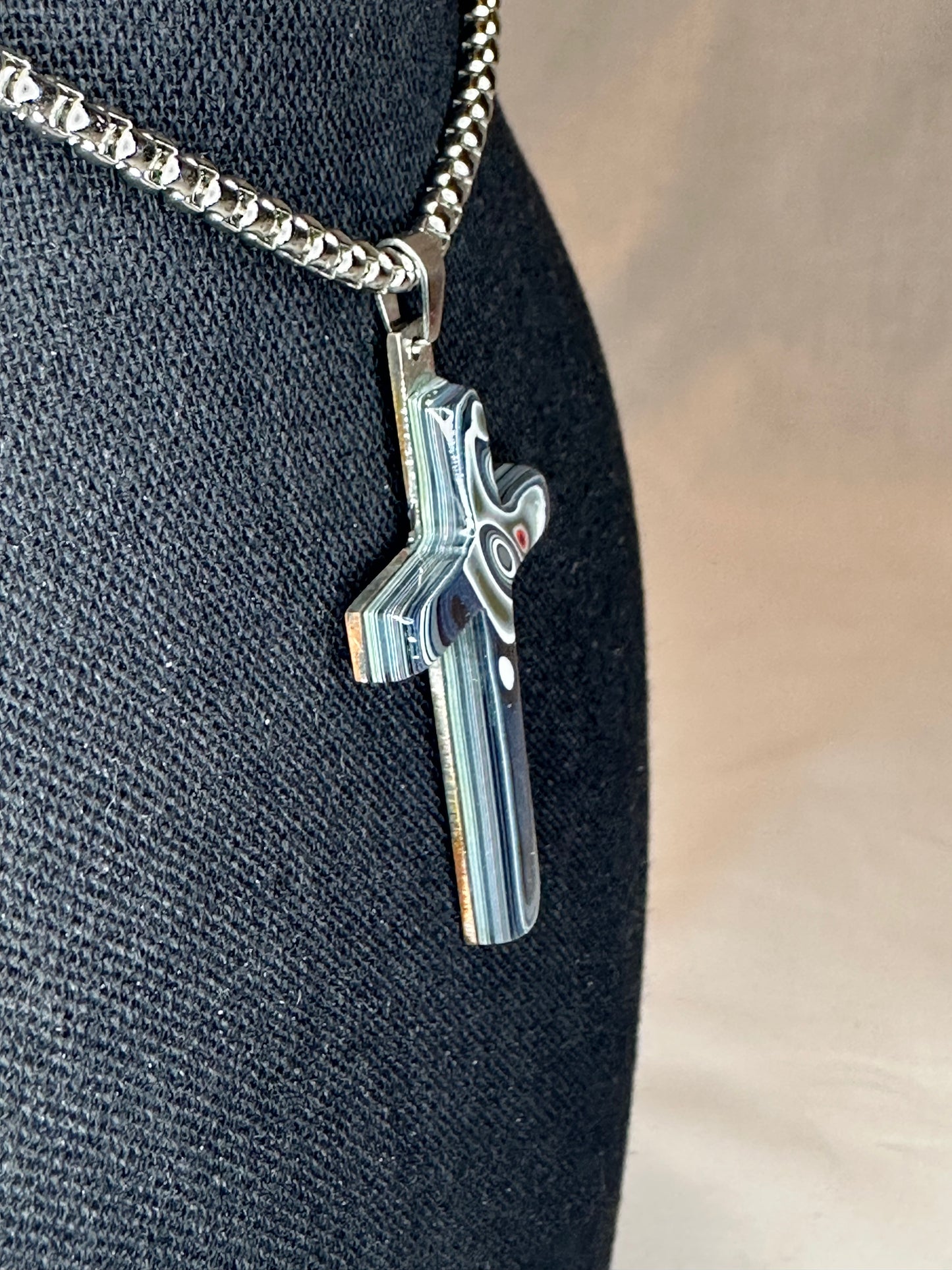 Fordite Cross "Abagtha"