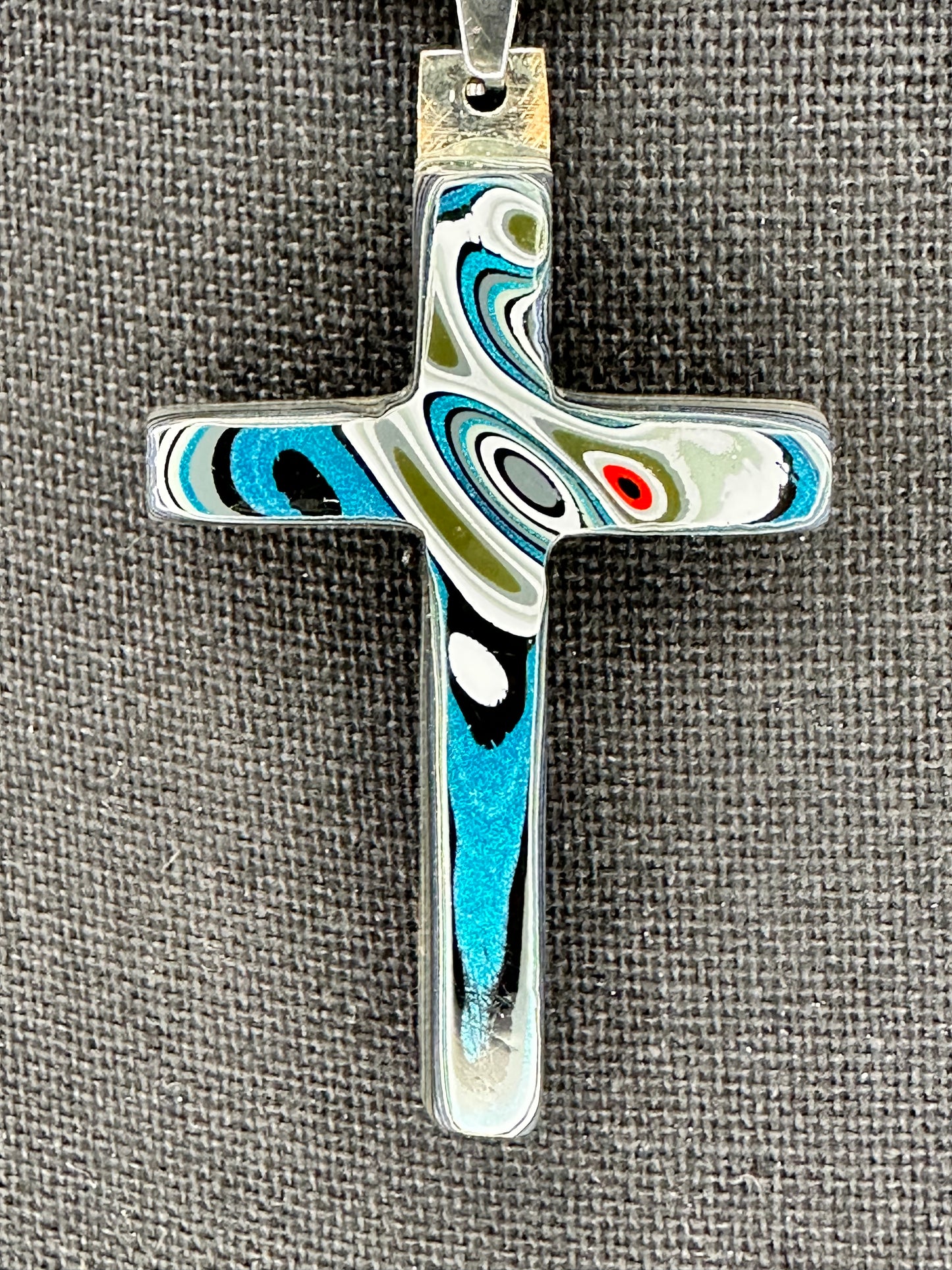 Fordite Cross "Abagtha"