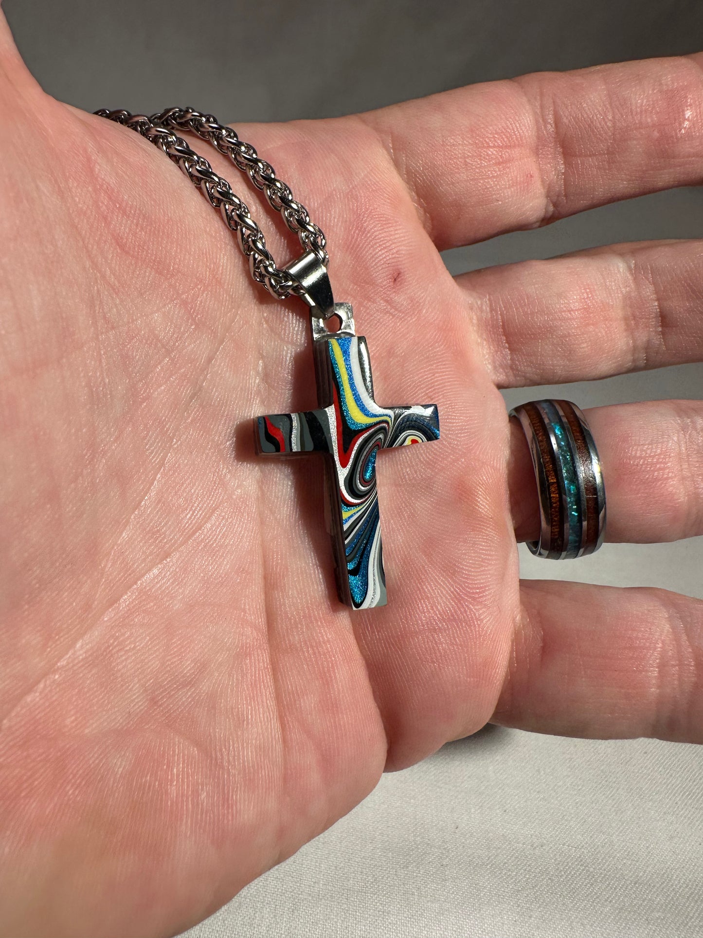 Fordite Cross "Abda"