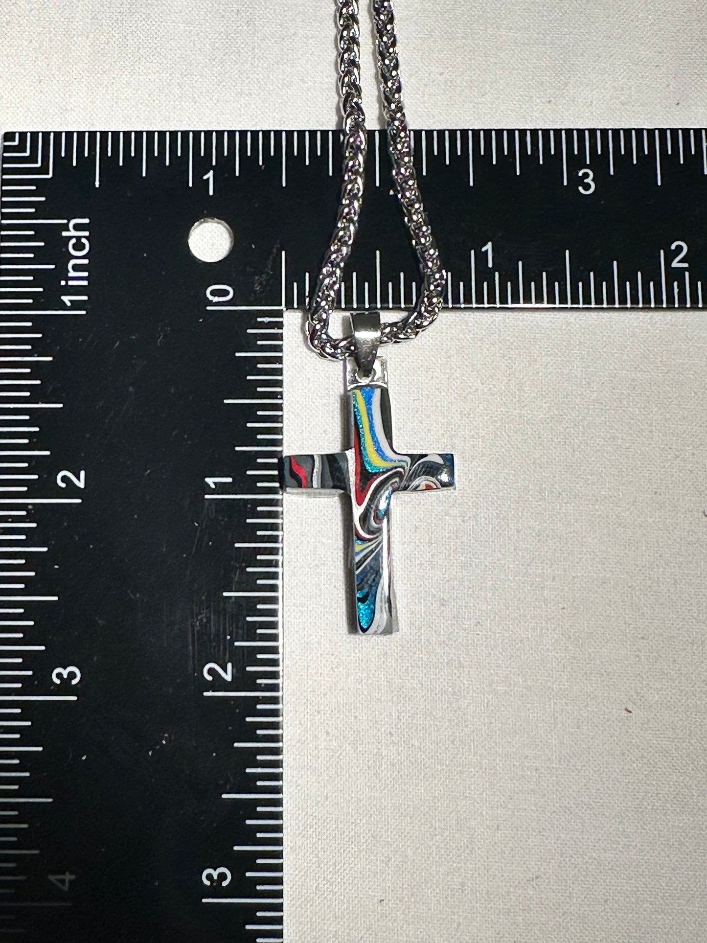 Fordite Cross "Abda"
