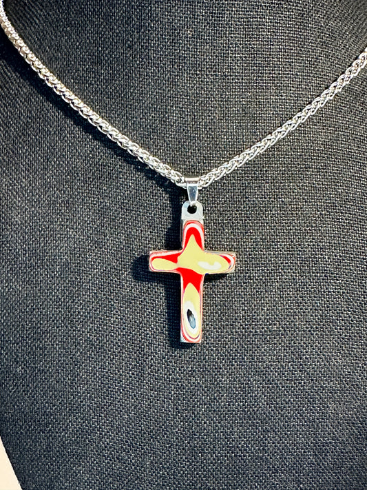 Fordite Cross "Abdeel"