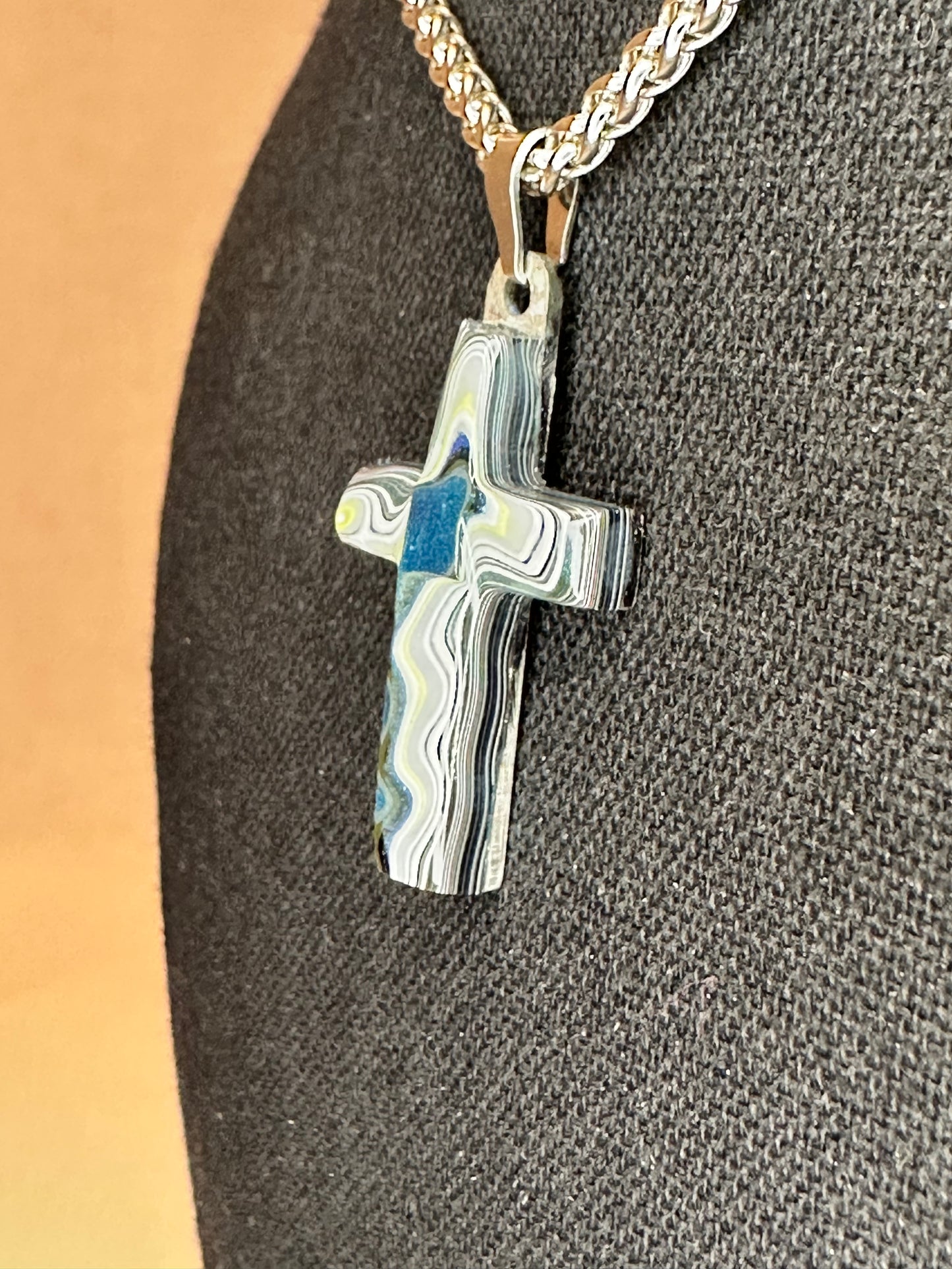 Fordite Cross "Abdi"