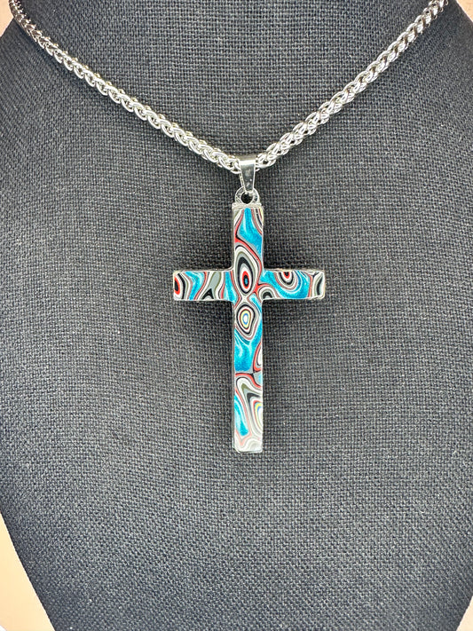 Fordite Cross "Abel"