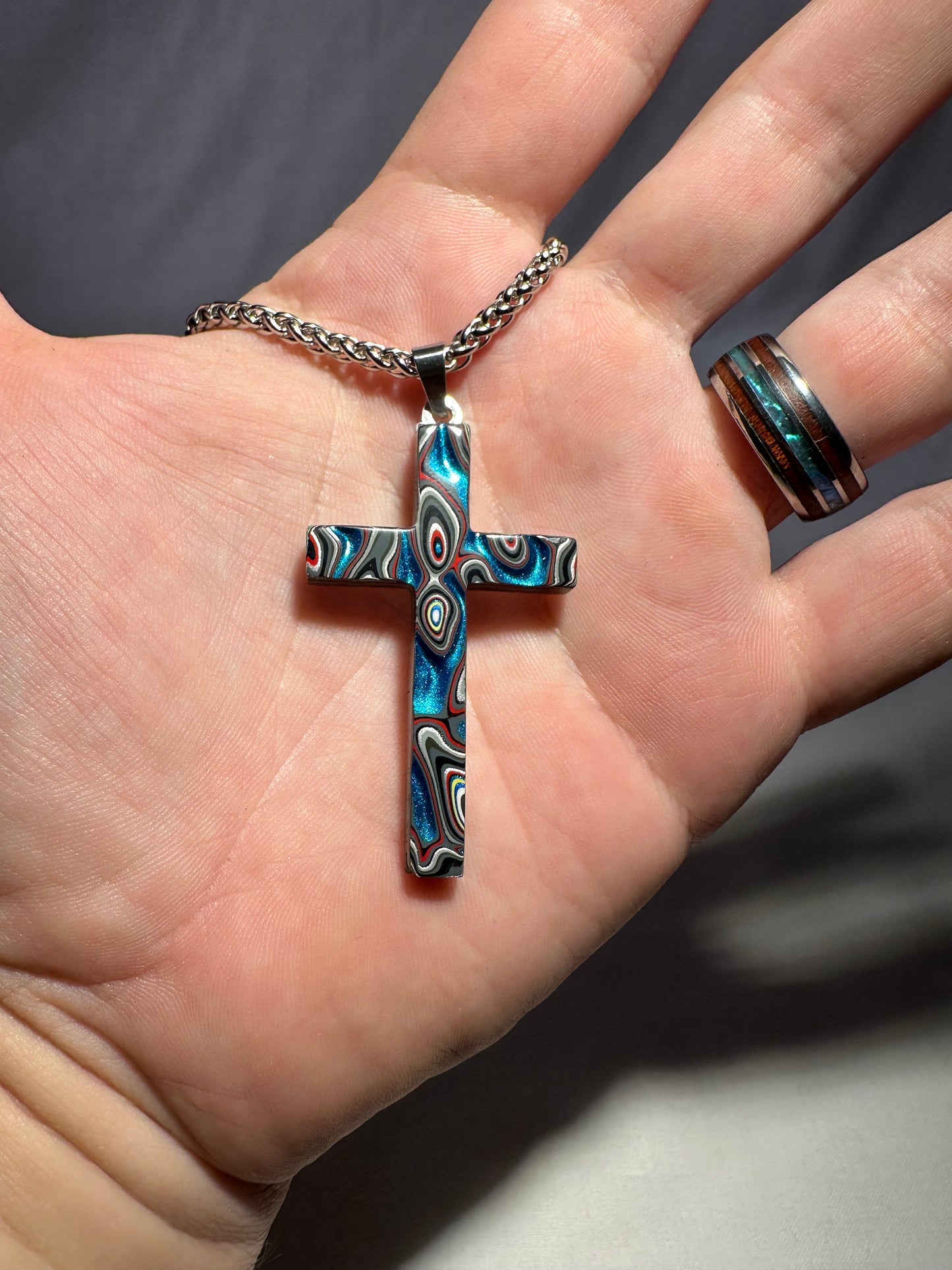 Fordite Cross "Abel"