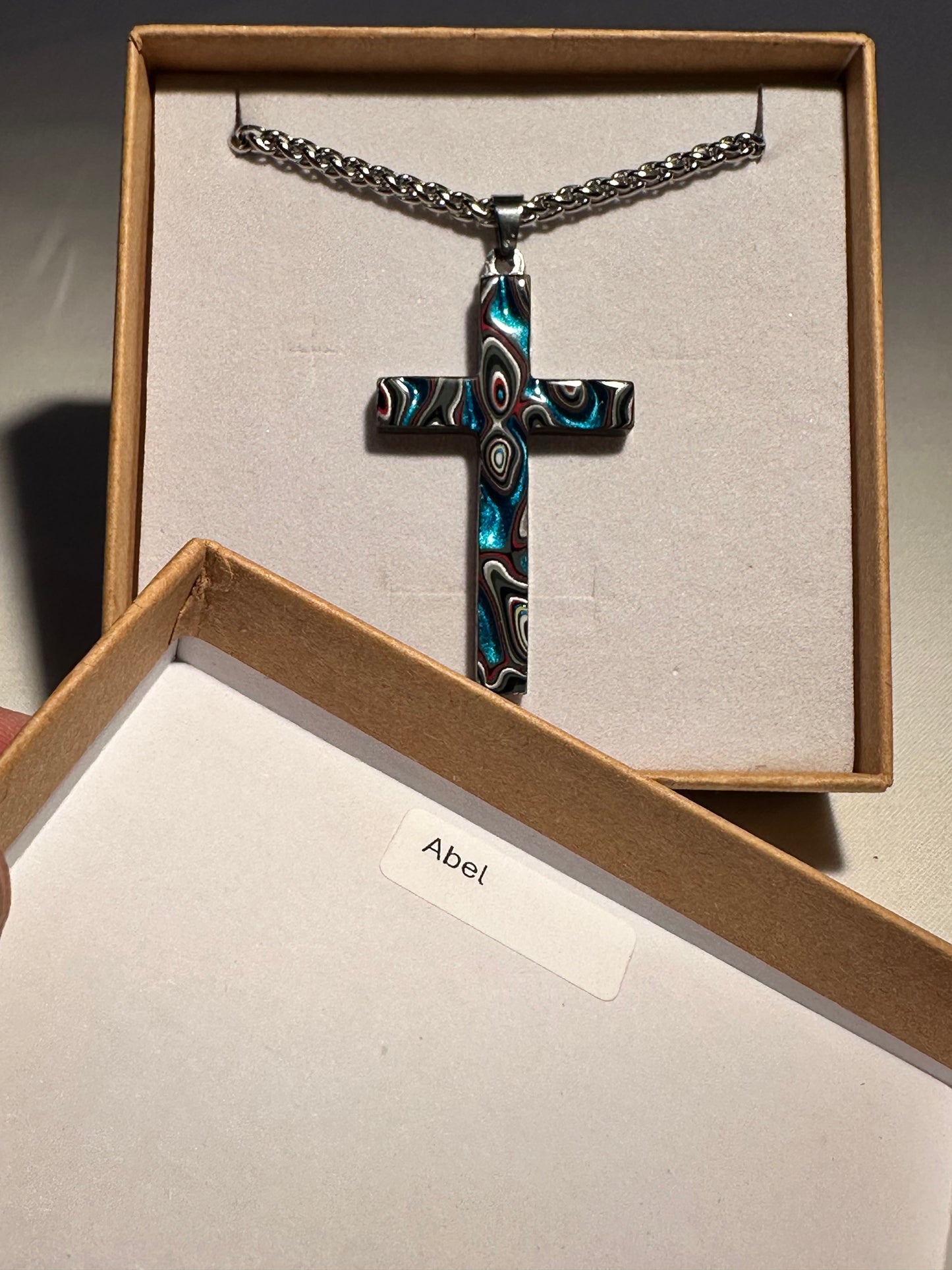 Fordite Cross "Abel"