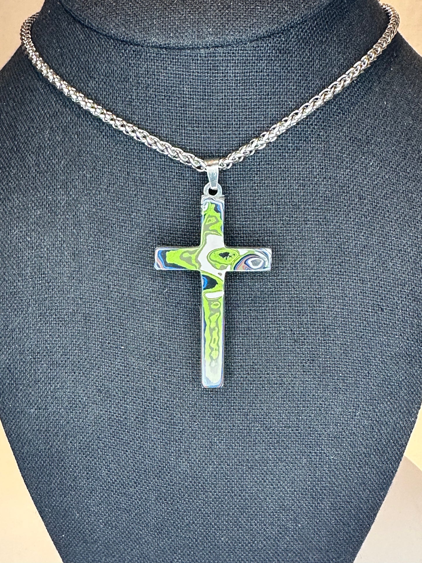 Fordite Cross "Abiathar"