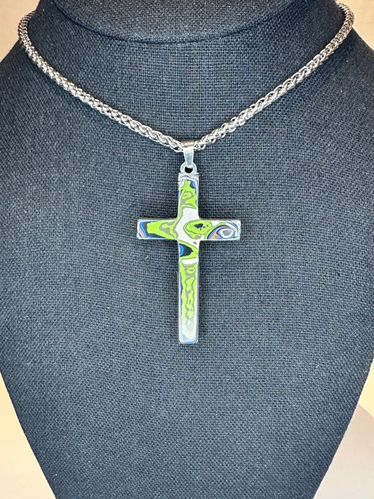 Fordite Cross "Abiathar"