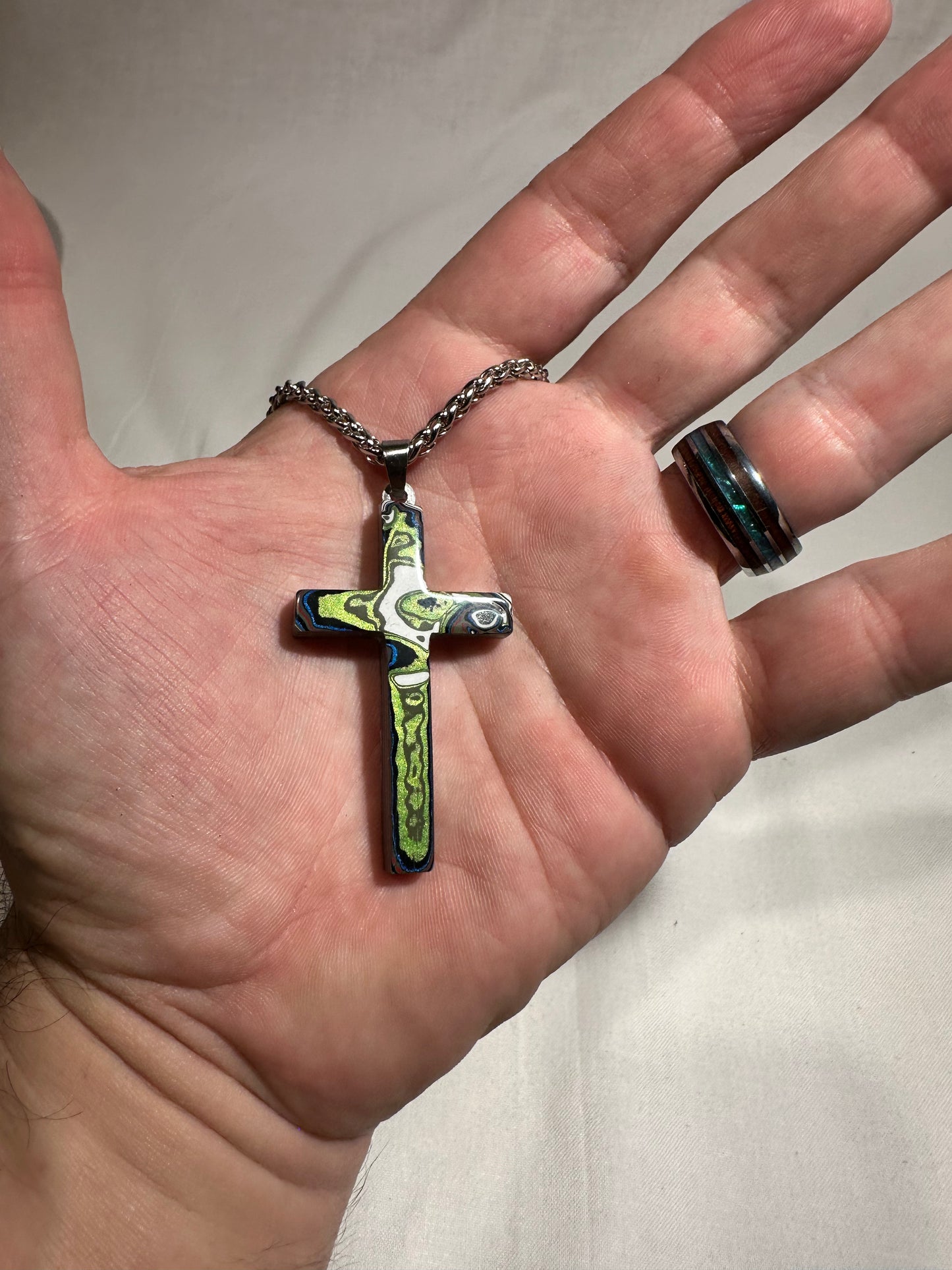 Fordite Cross "Abiathar"