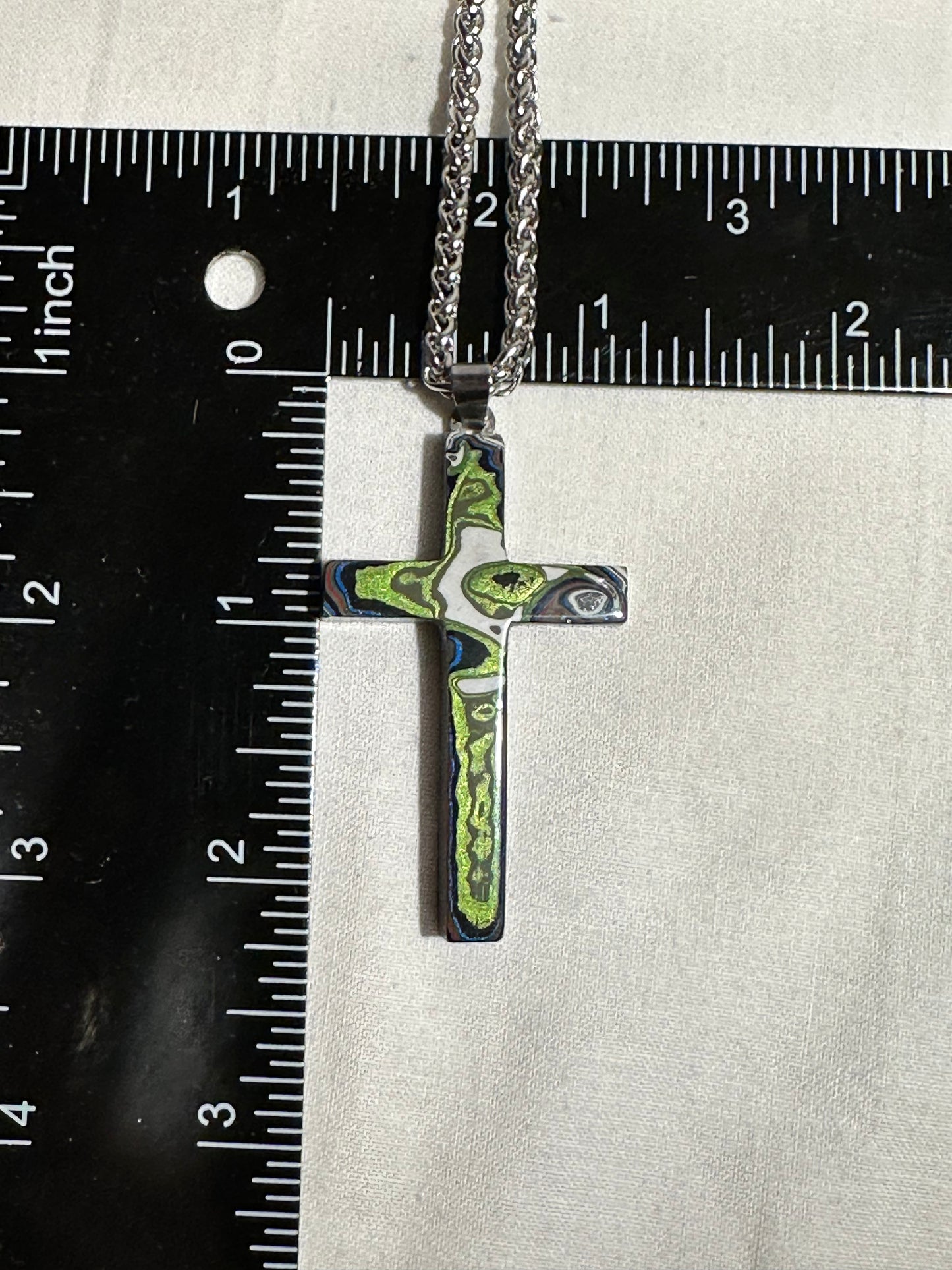 Fordite Cross "Abiathar"