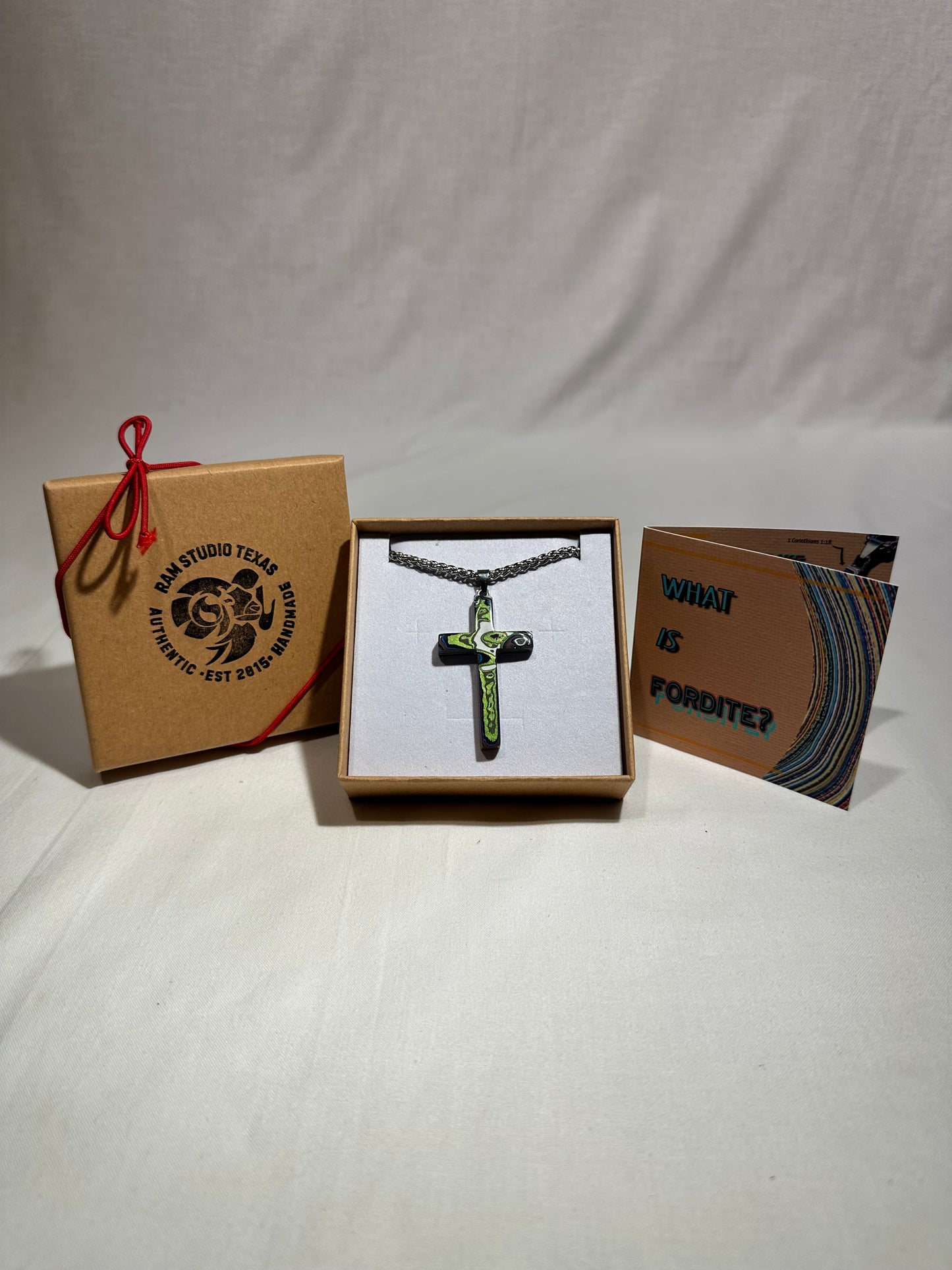 Fordite Cross "Abiathar"