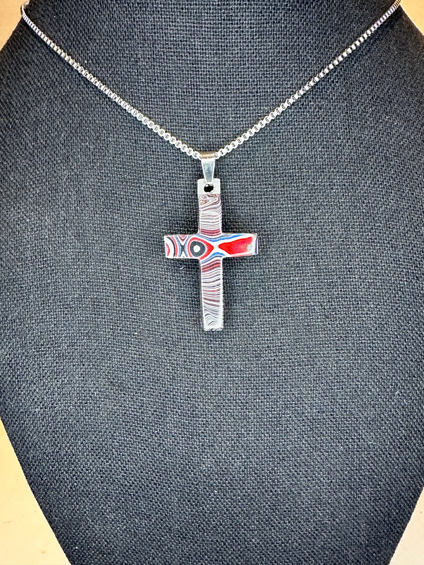 Fordite Cross "Abijah"