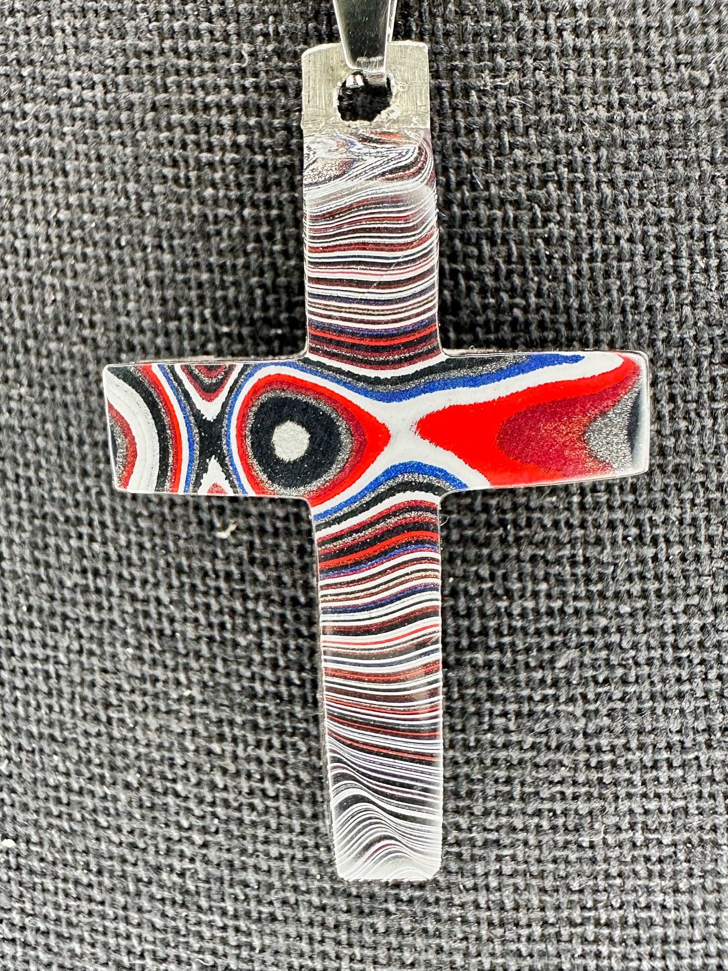 Fordite Cross "Abijah"