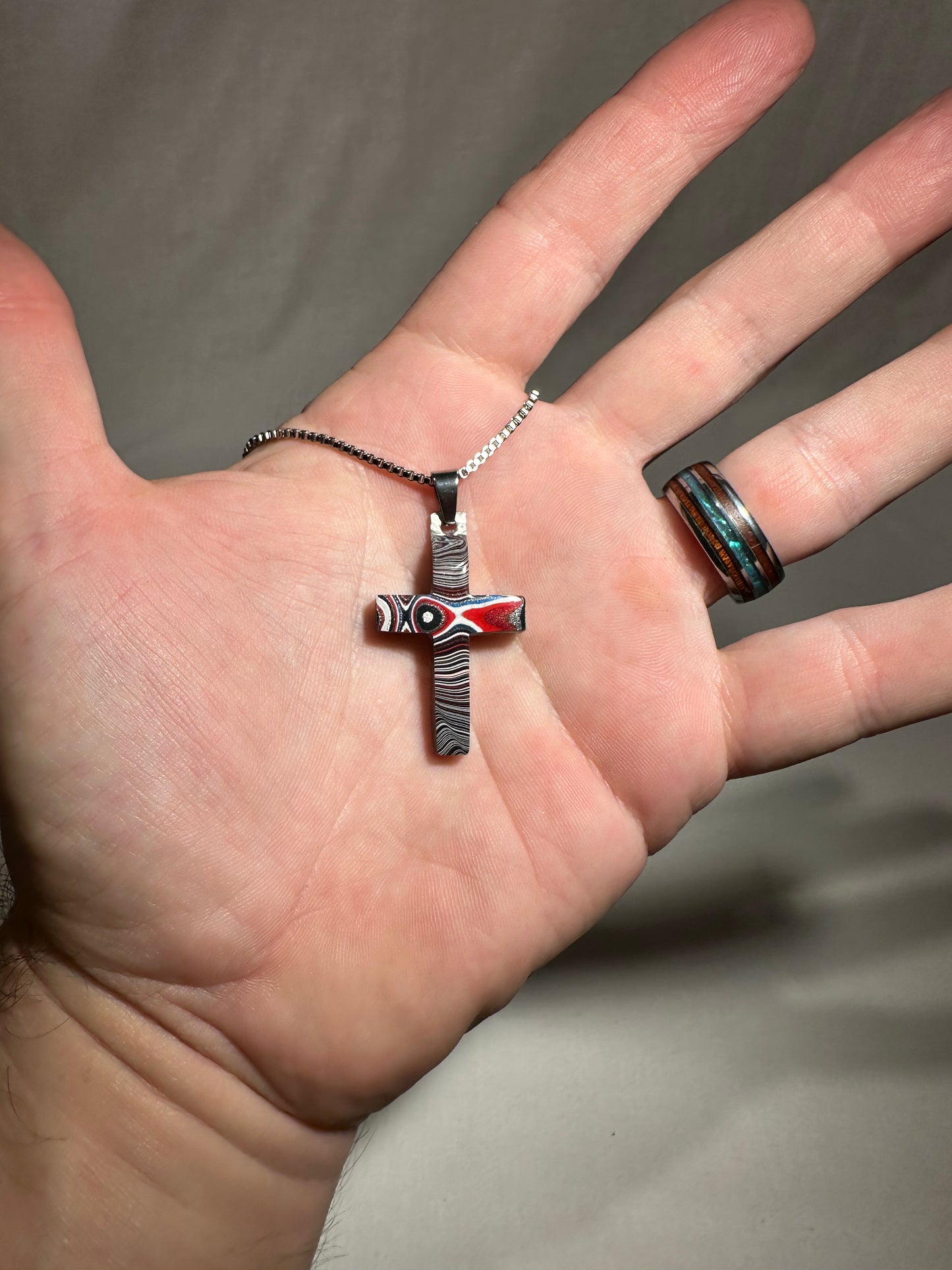 Fordite Cross "Abijah"