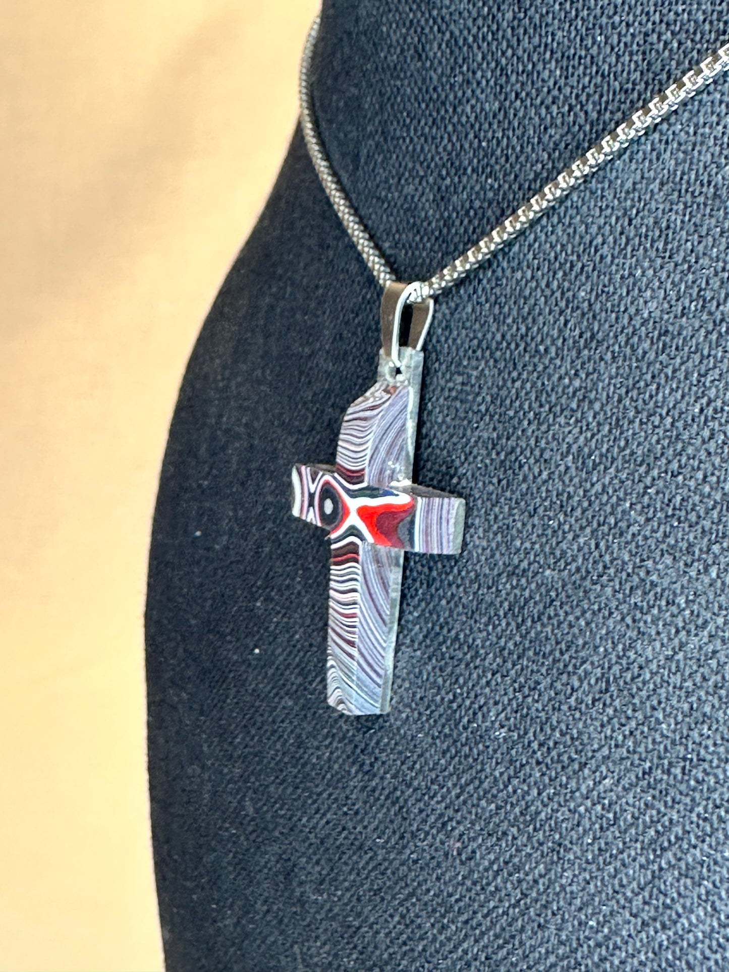 Fordite Cross "Abijah"