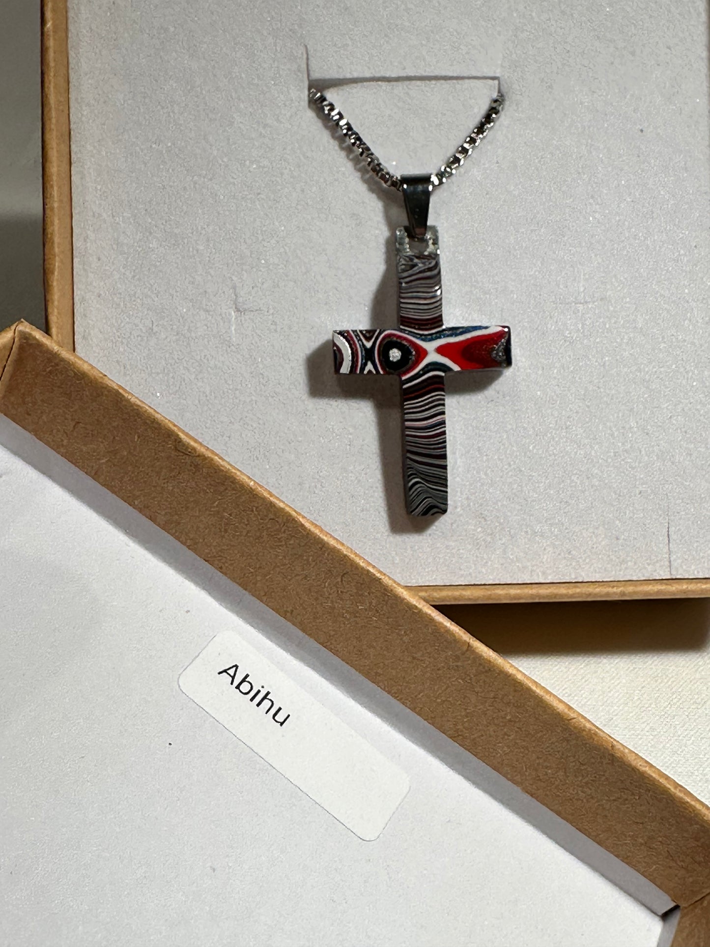 Fordite Cross "Abijah"