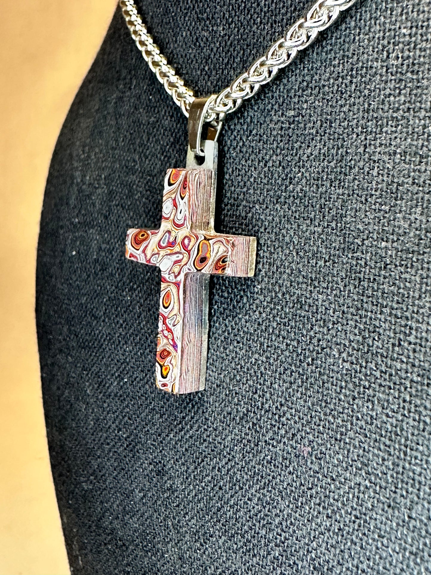 Fordite Cross "Abijah"