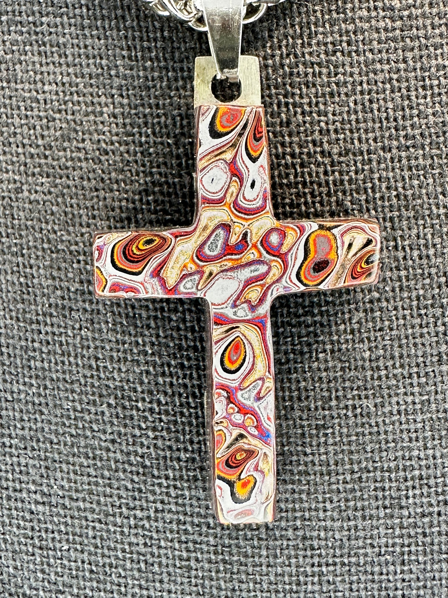 Fordite Cross "Abijah"