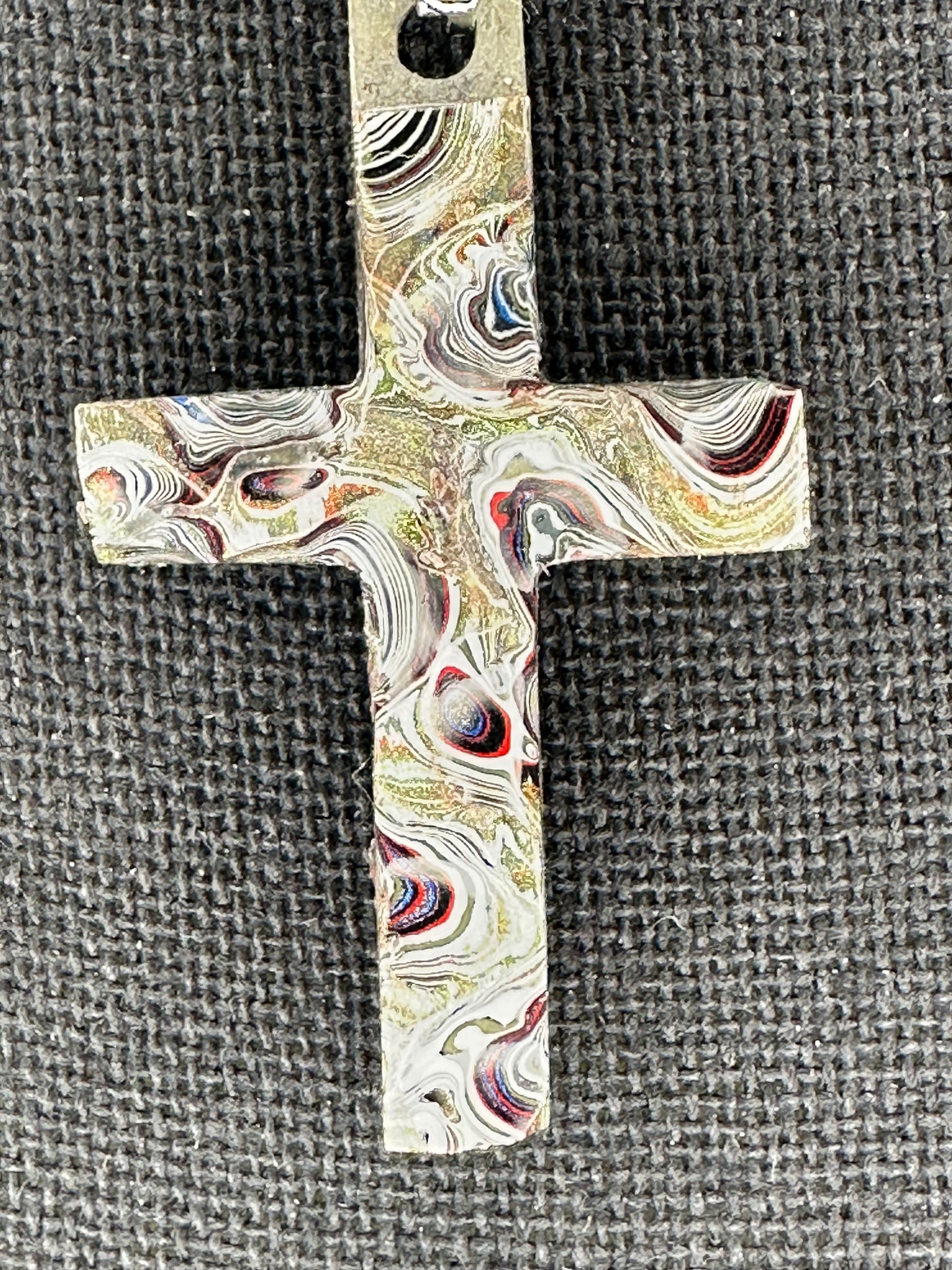 Fordite Cross "Abishai"