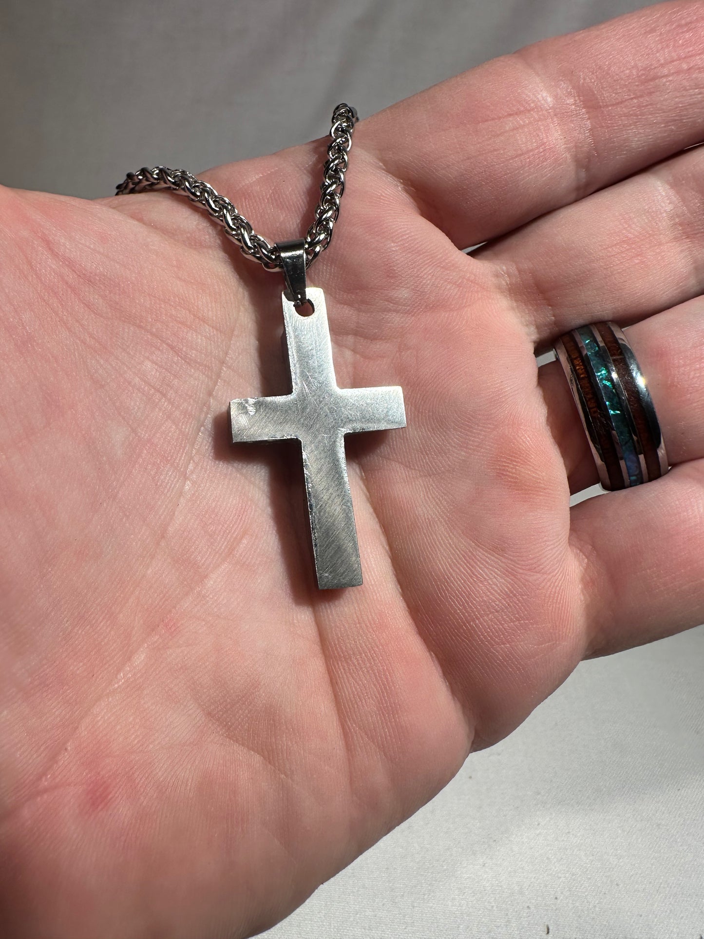 Fordite Cross "Abishai"