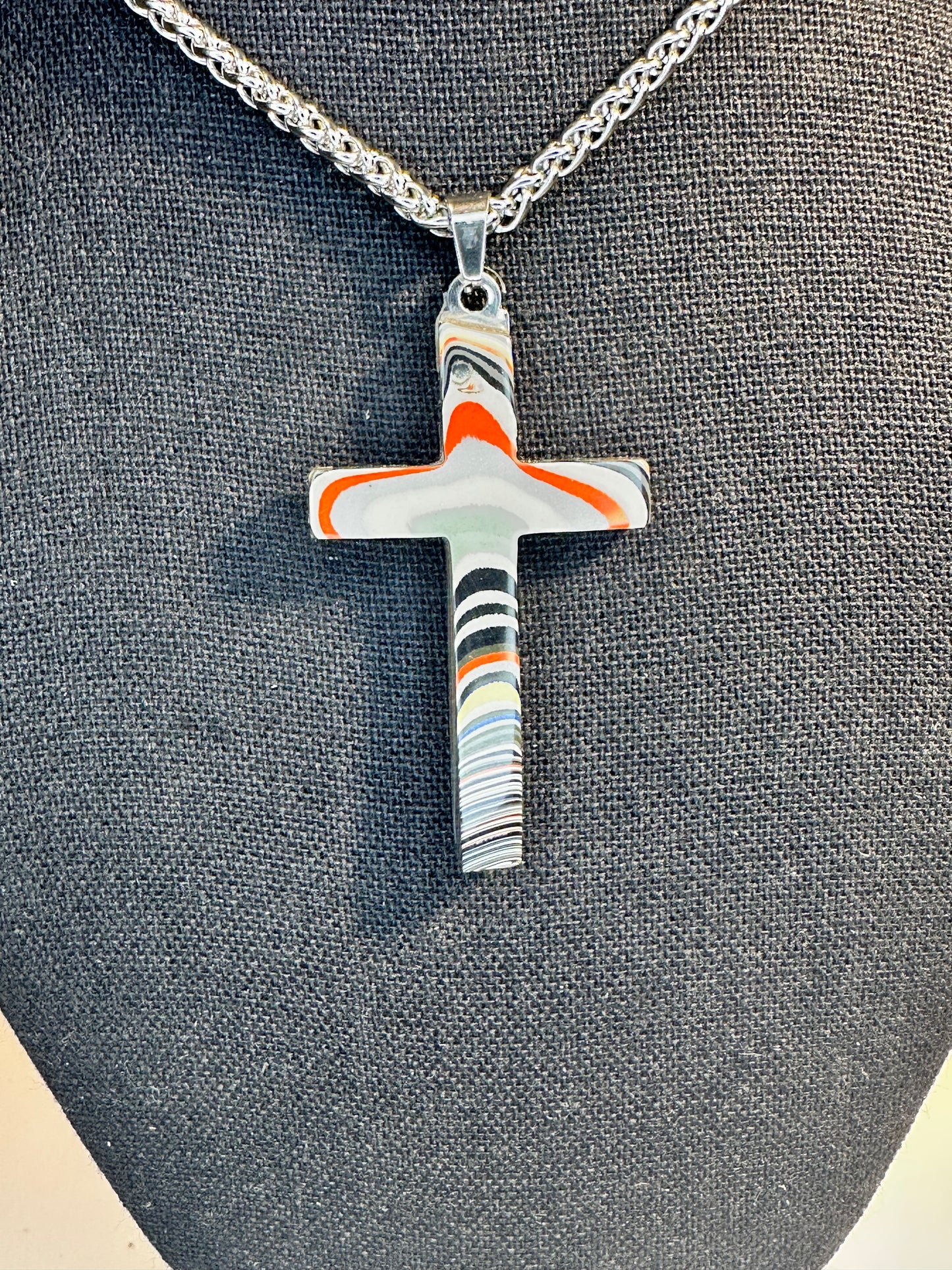 Fordite Cross "Abner"