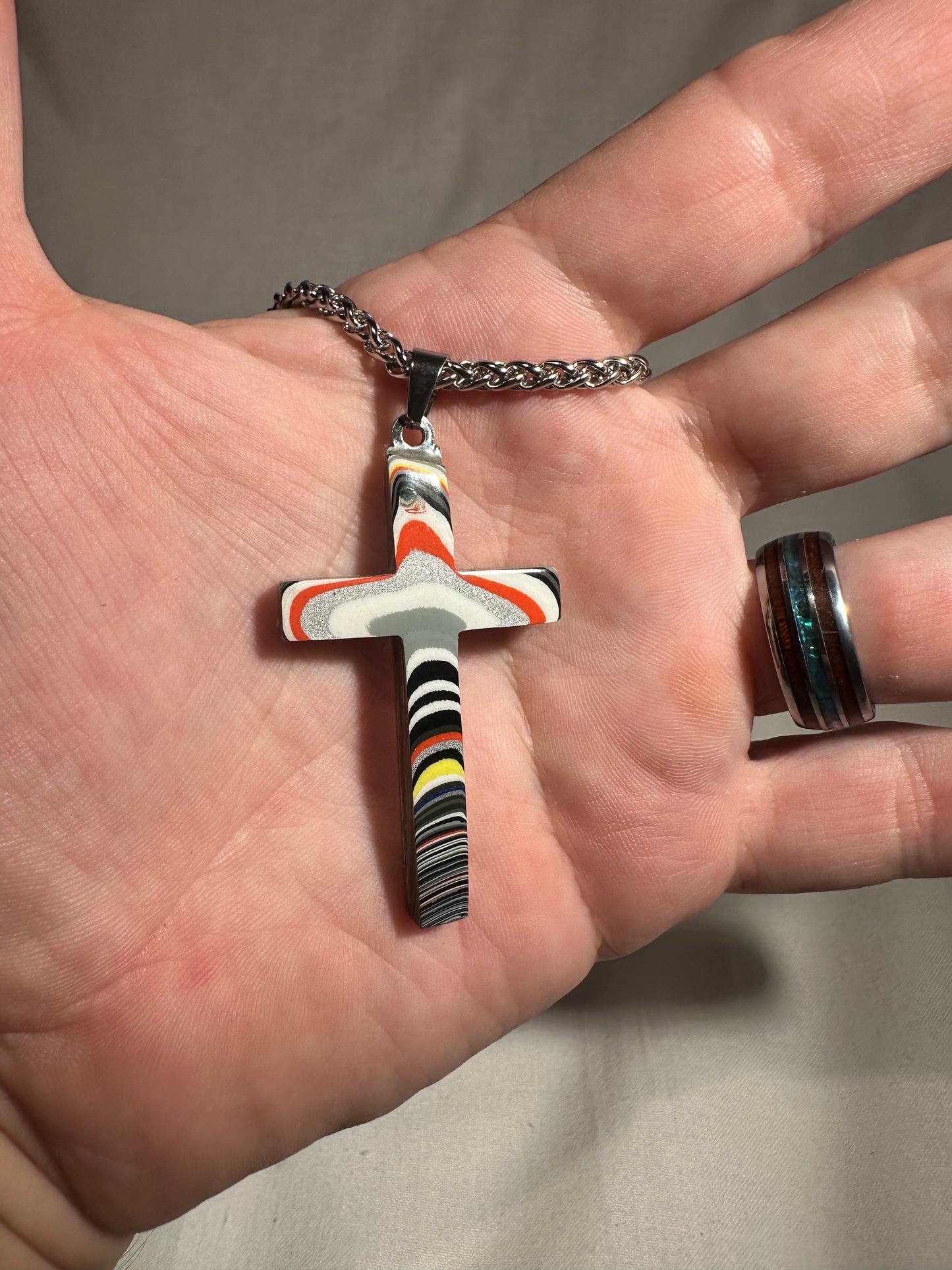 Fordite Cross "Abner"