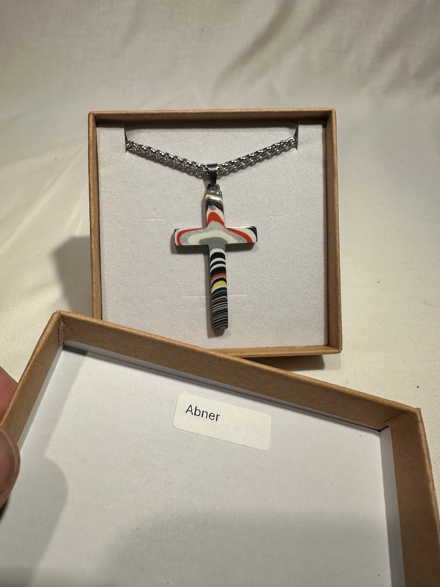 Fordite Cross "Abner"