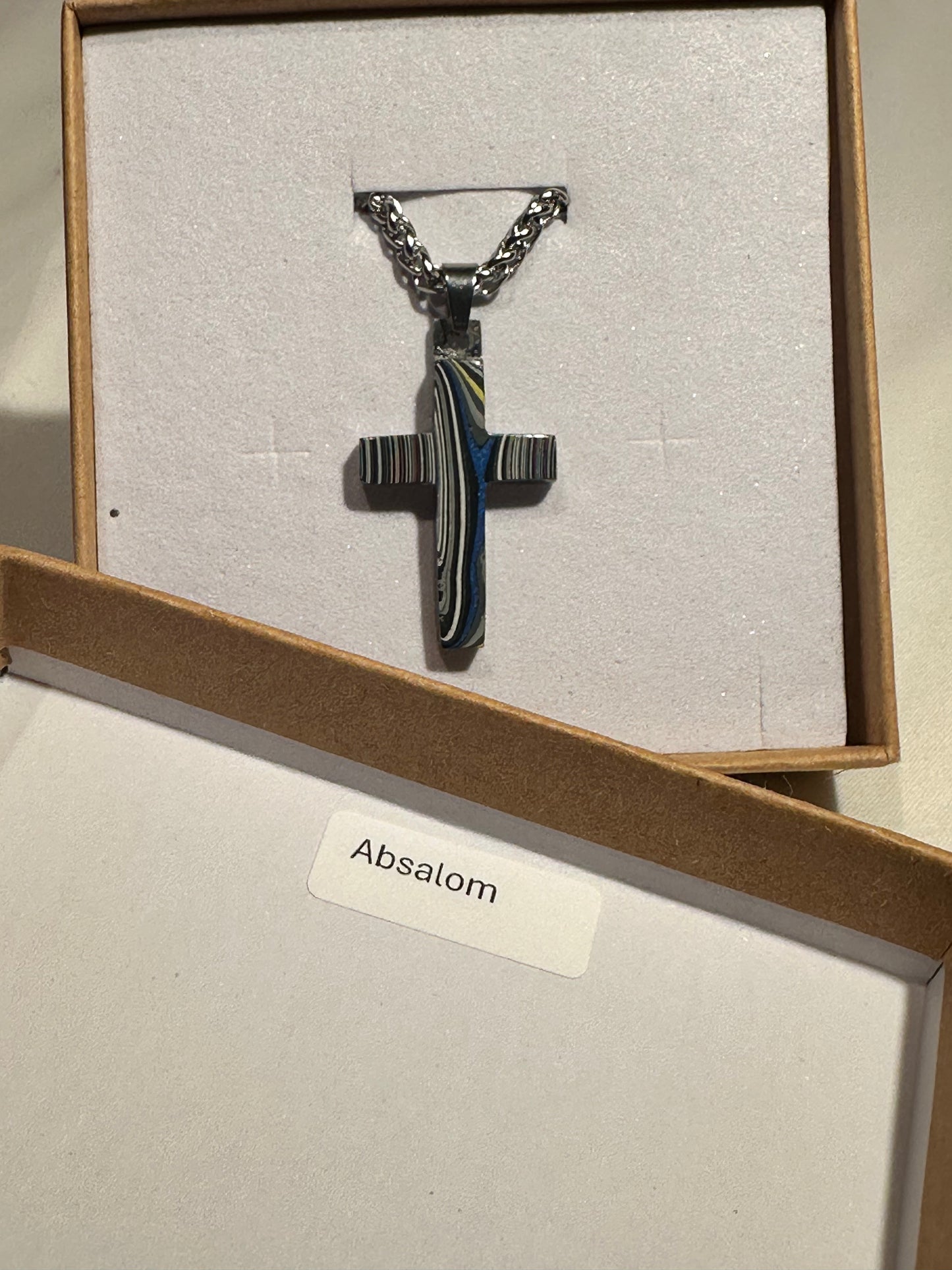 Fordite Cross "Absalom"