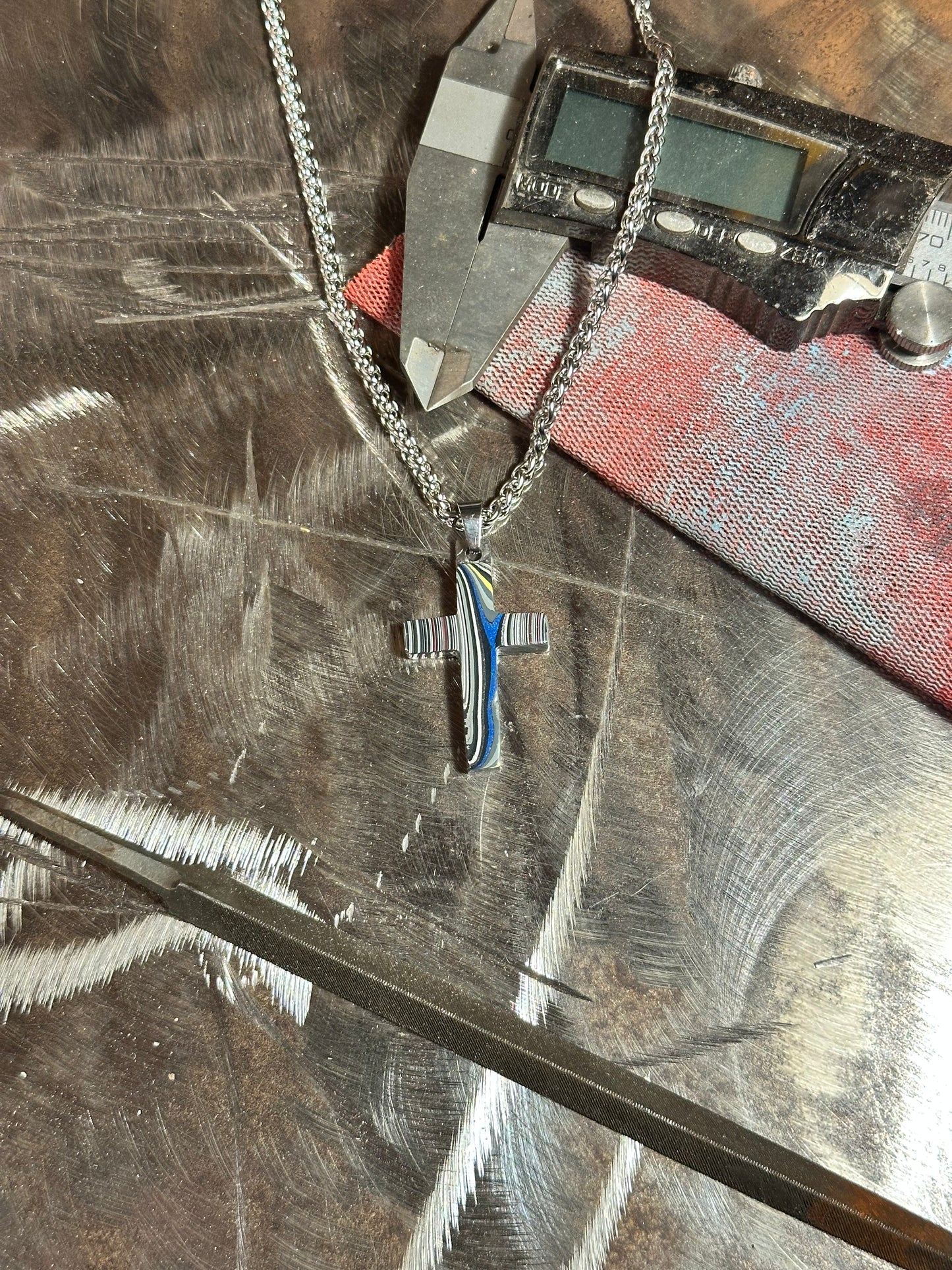 Fordite Cross "Absalom"