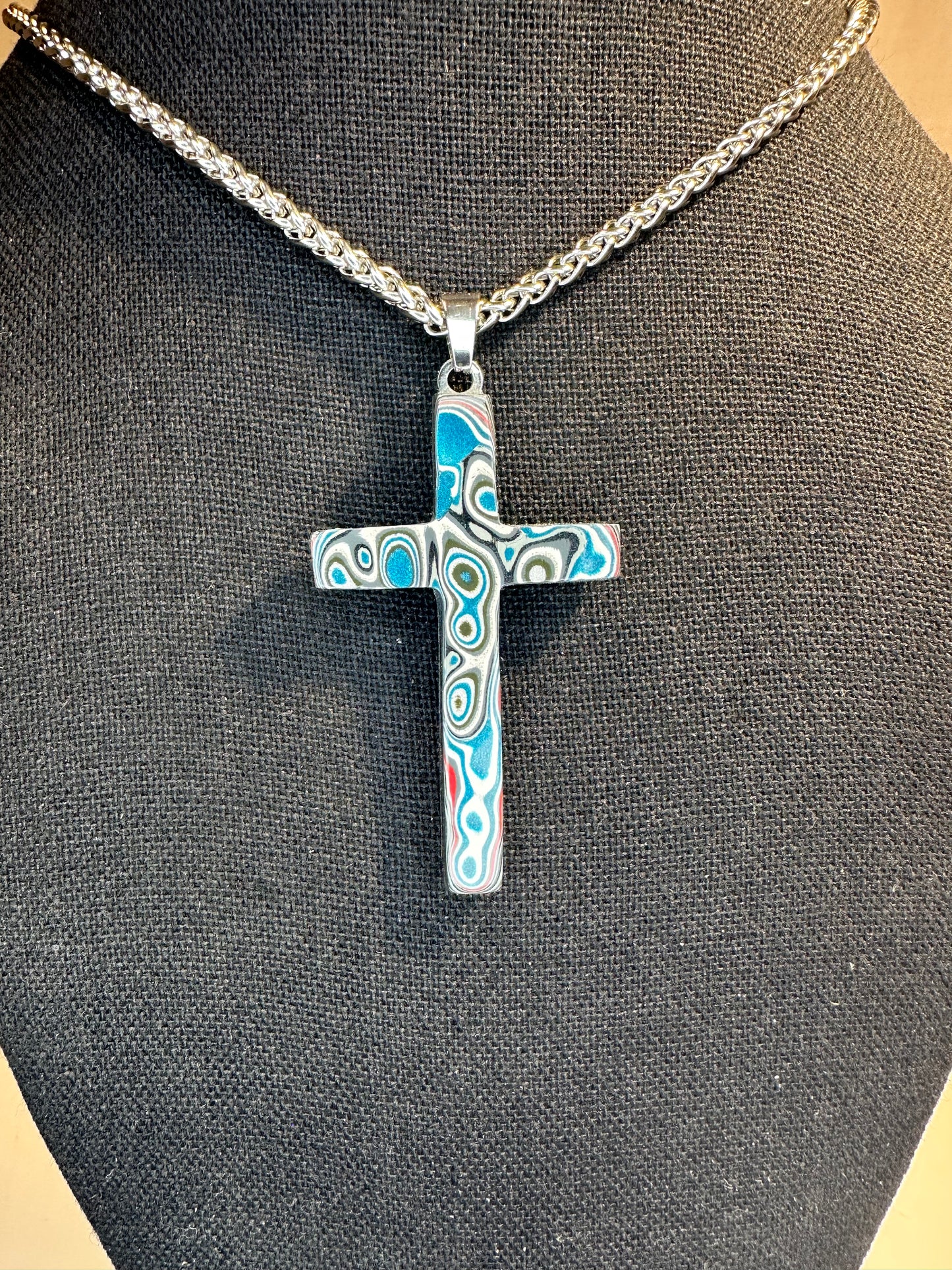 Fordite Cross "Abraham"