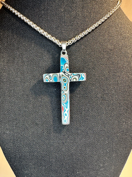 Fordite Cross "Abraham"