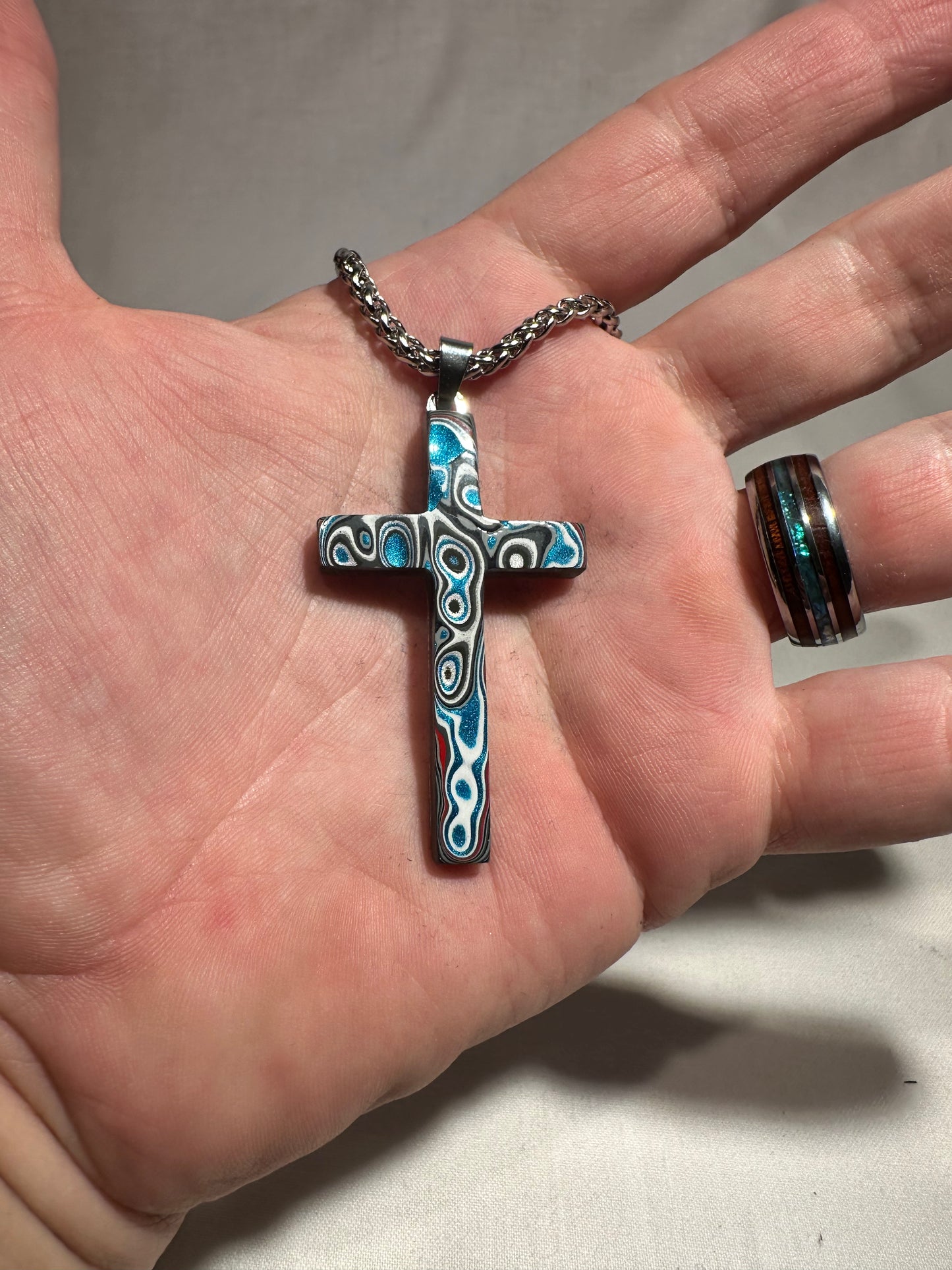 Fordite Cross "Abraham"