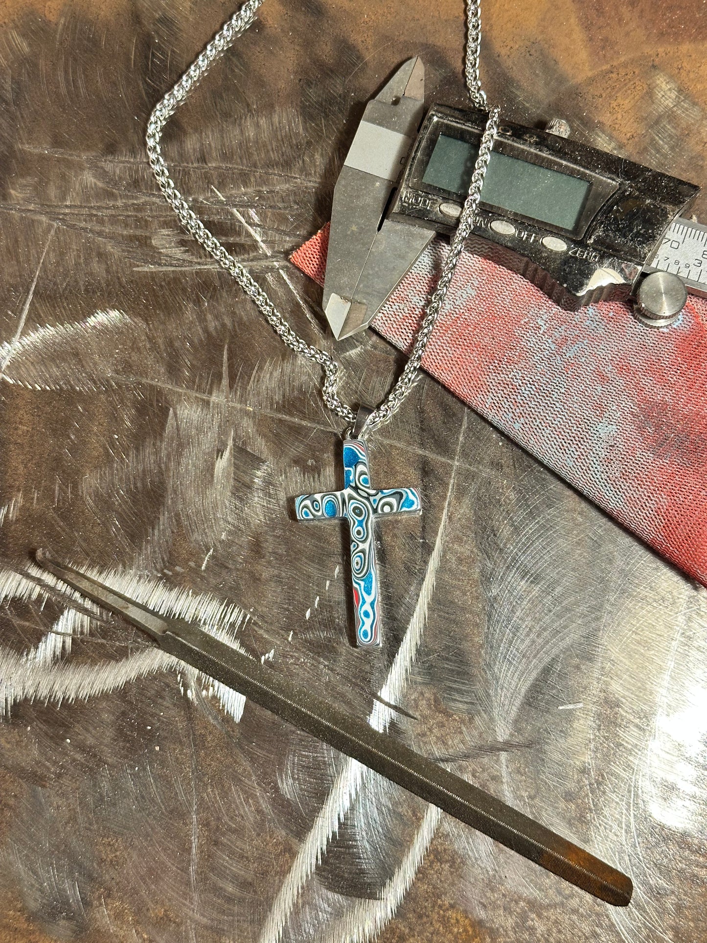 Fordite Cross "Abraham"