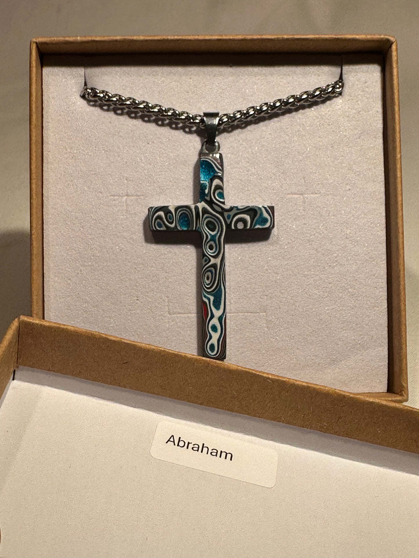 Fordite Cross "Abraham"