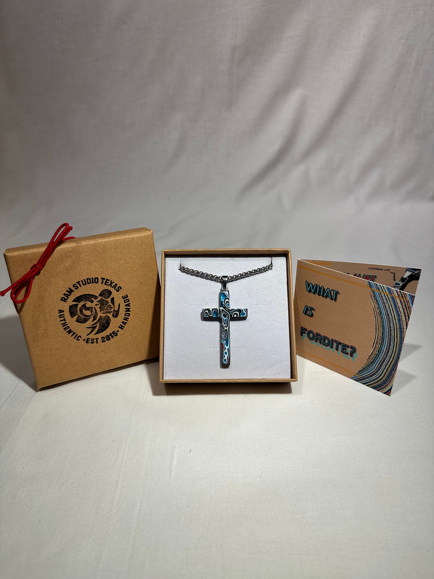 Fordite Cross "Abraham"