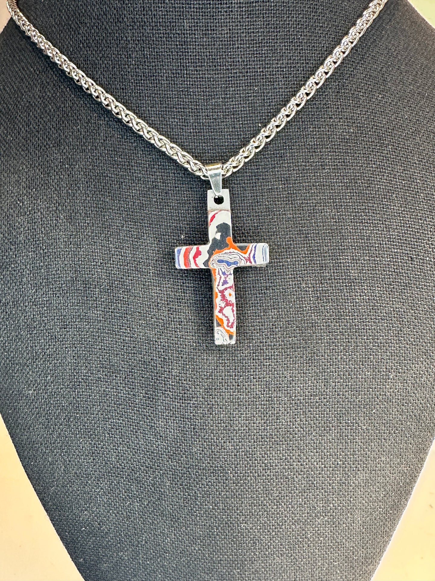 Fordite Cross "Achan"