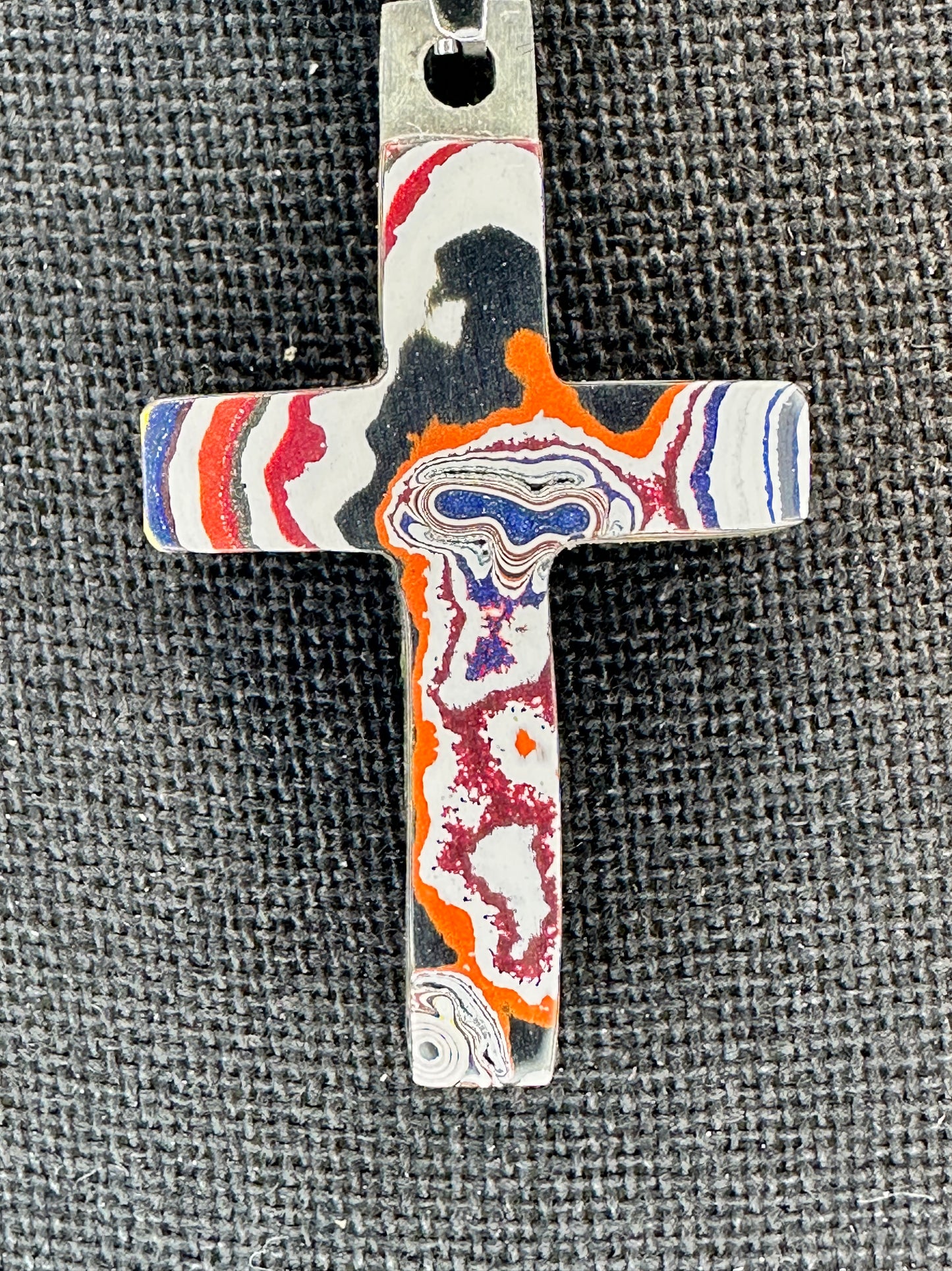 Fordite Cross "Achan"