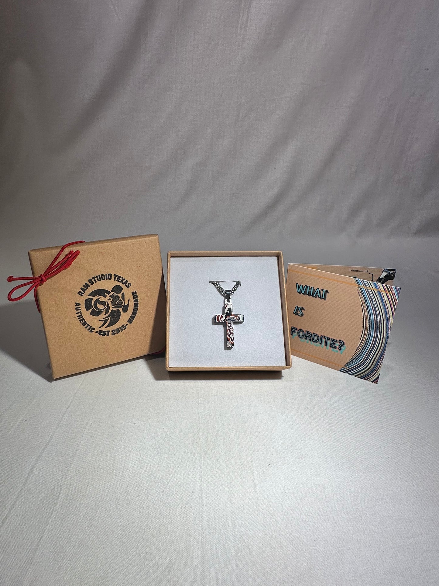 Fordite Cross "Achan"