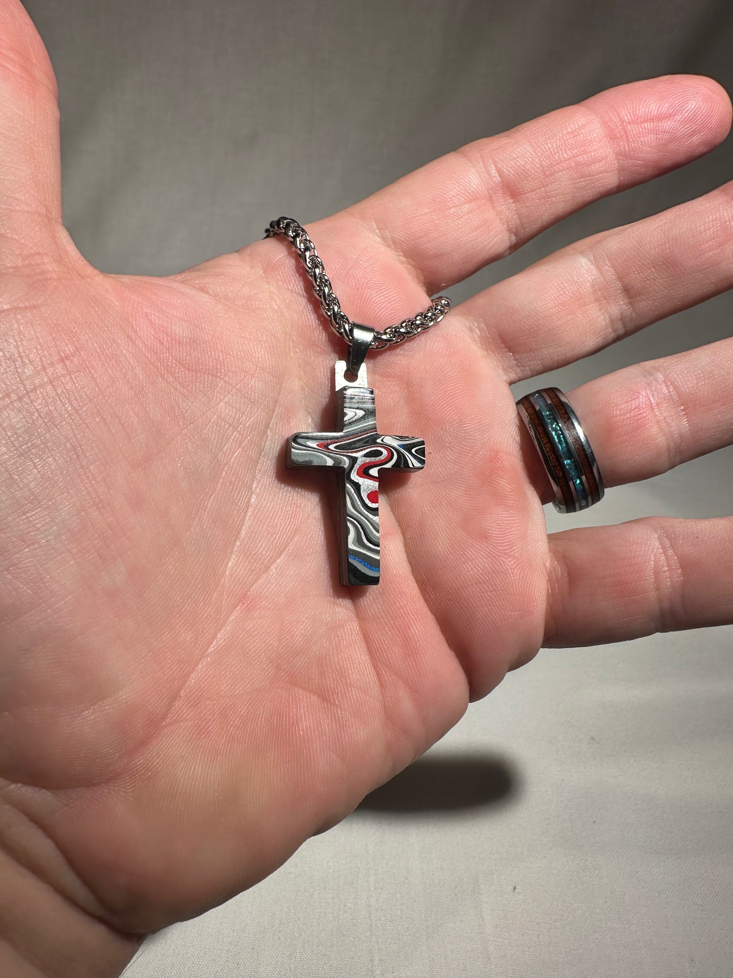 Fordite Cross "Achish"